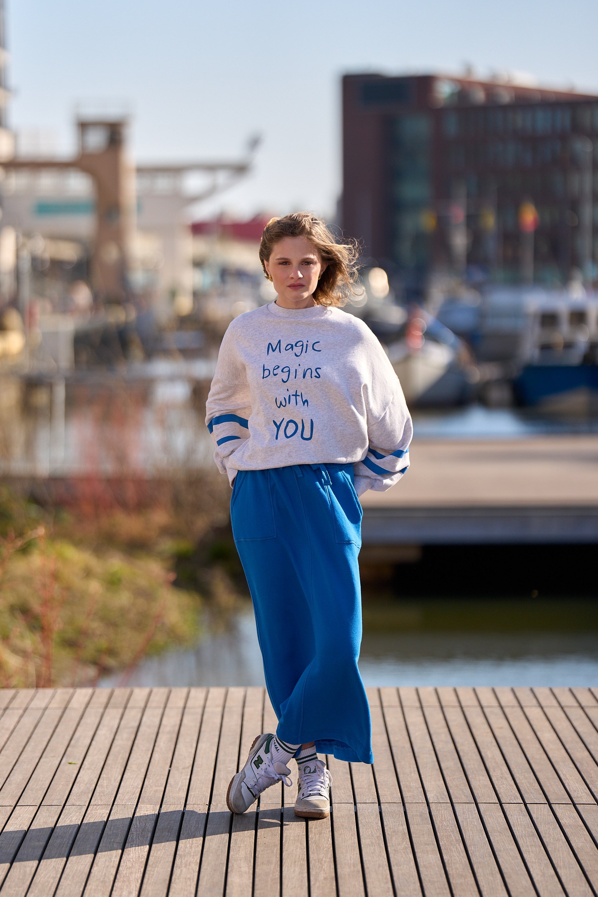 SWEATER MAKE-A-WISH (9166) - Grey Chine