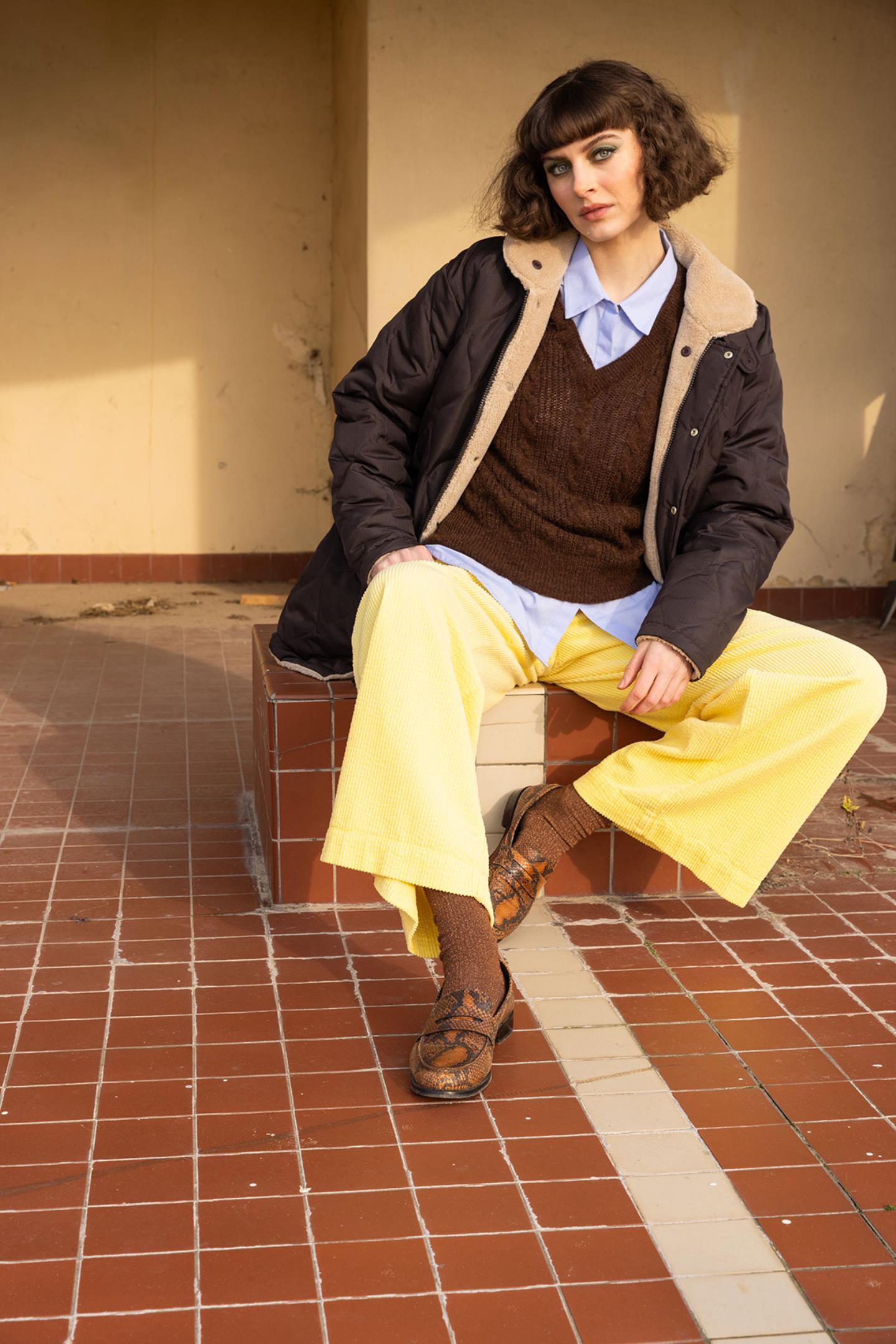 BROEK IN RIBFLUWEEL (8500)