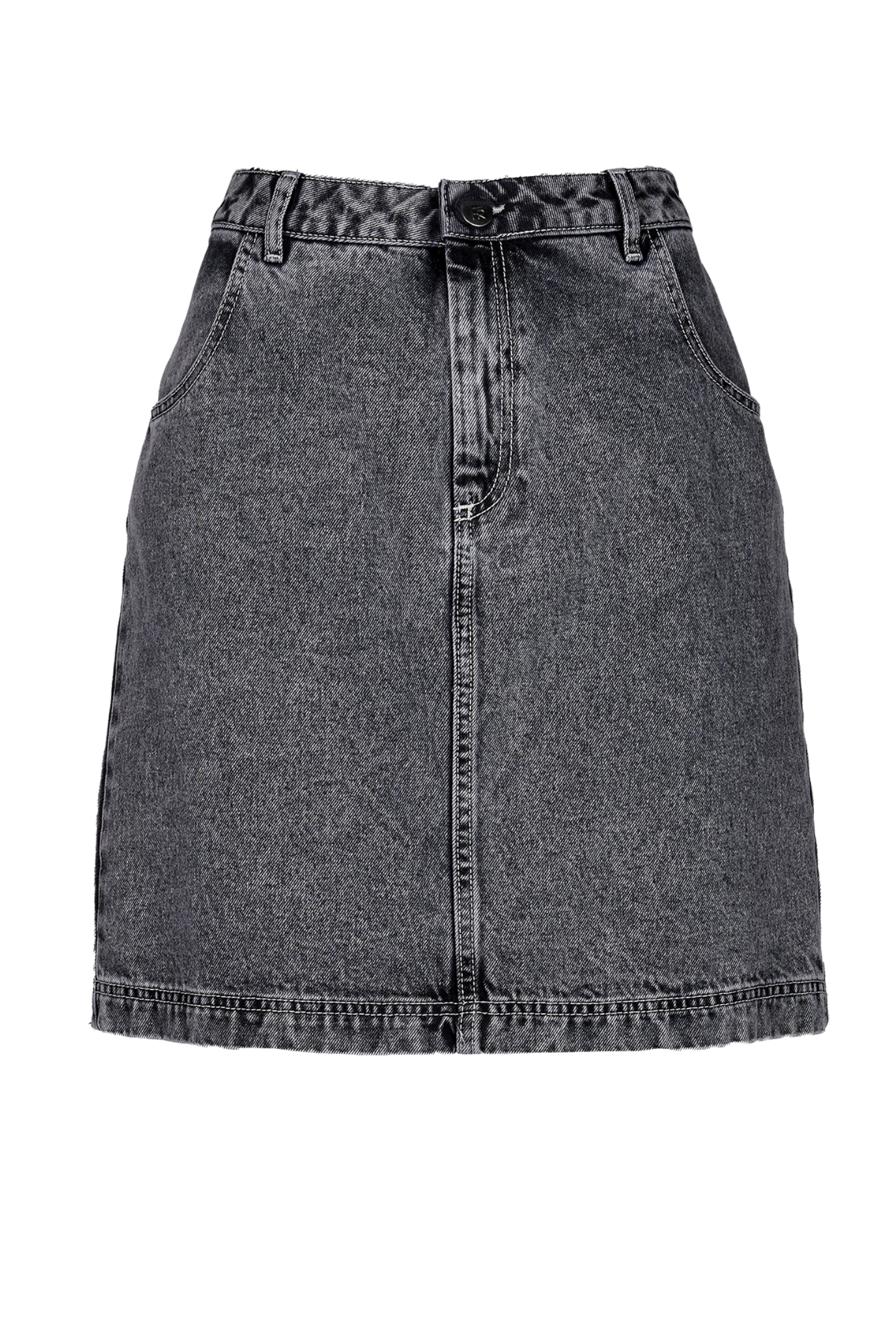 MINI JEANSROK MET MID GREY WASHING (8505)