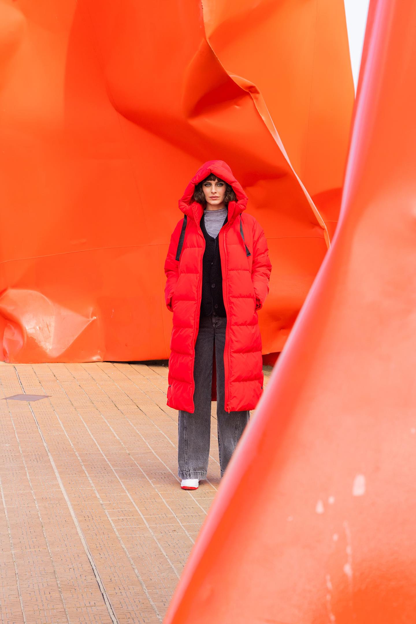 WIJDE BROEK MET DECOUPES (8508)