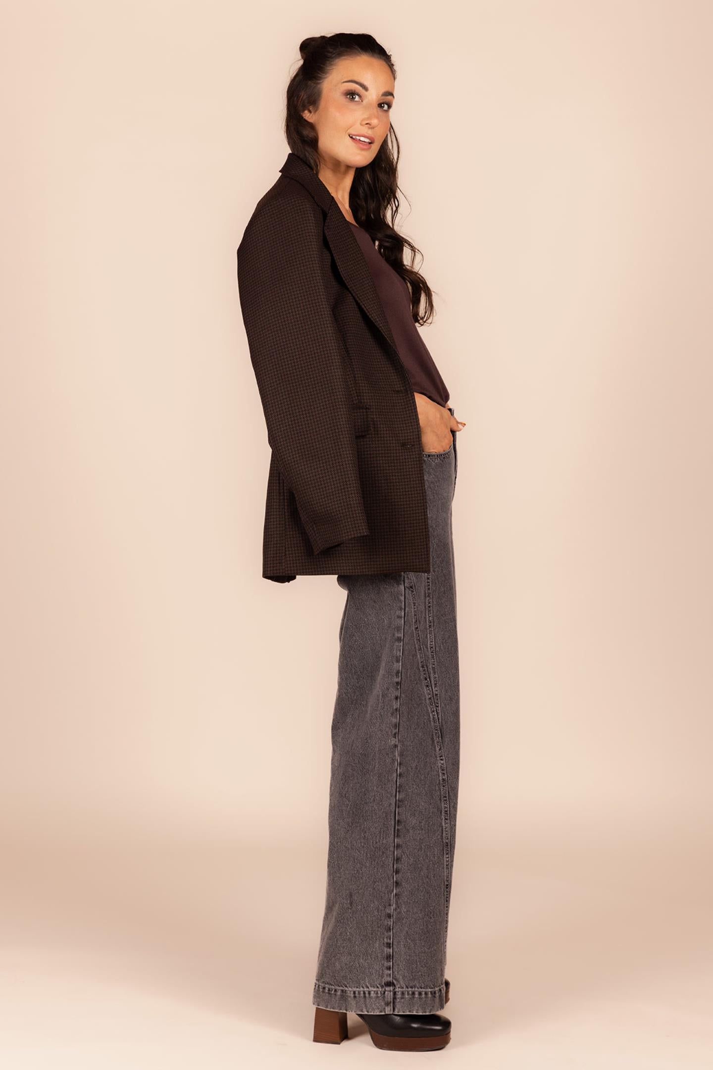 WIJDE BROEK MET DECOUPES (8508)