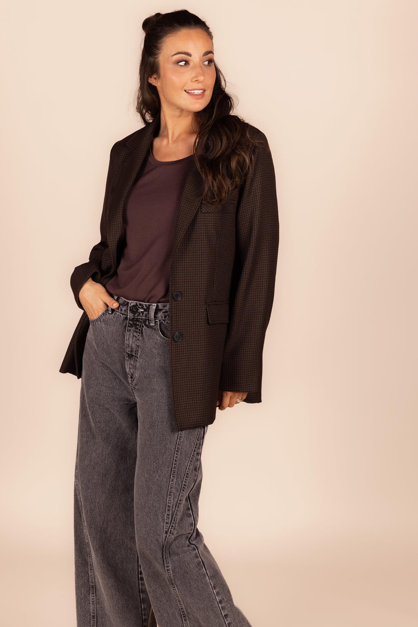 WIJDE BROEK MET DECOUPES (8508)