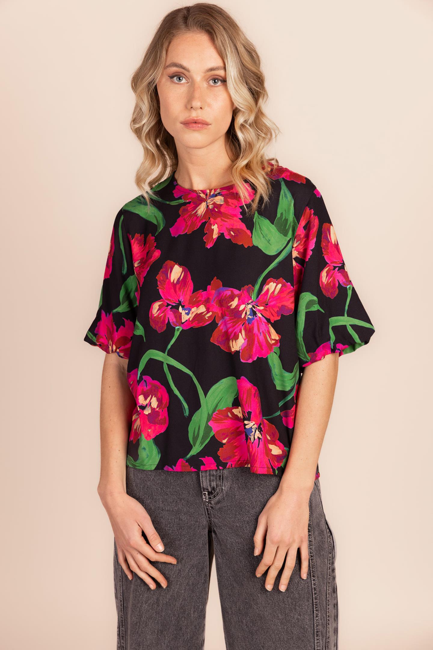 WIJDE BROEK MET DECOUPES (8508)