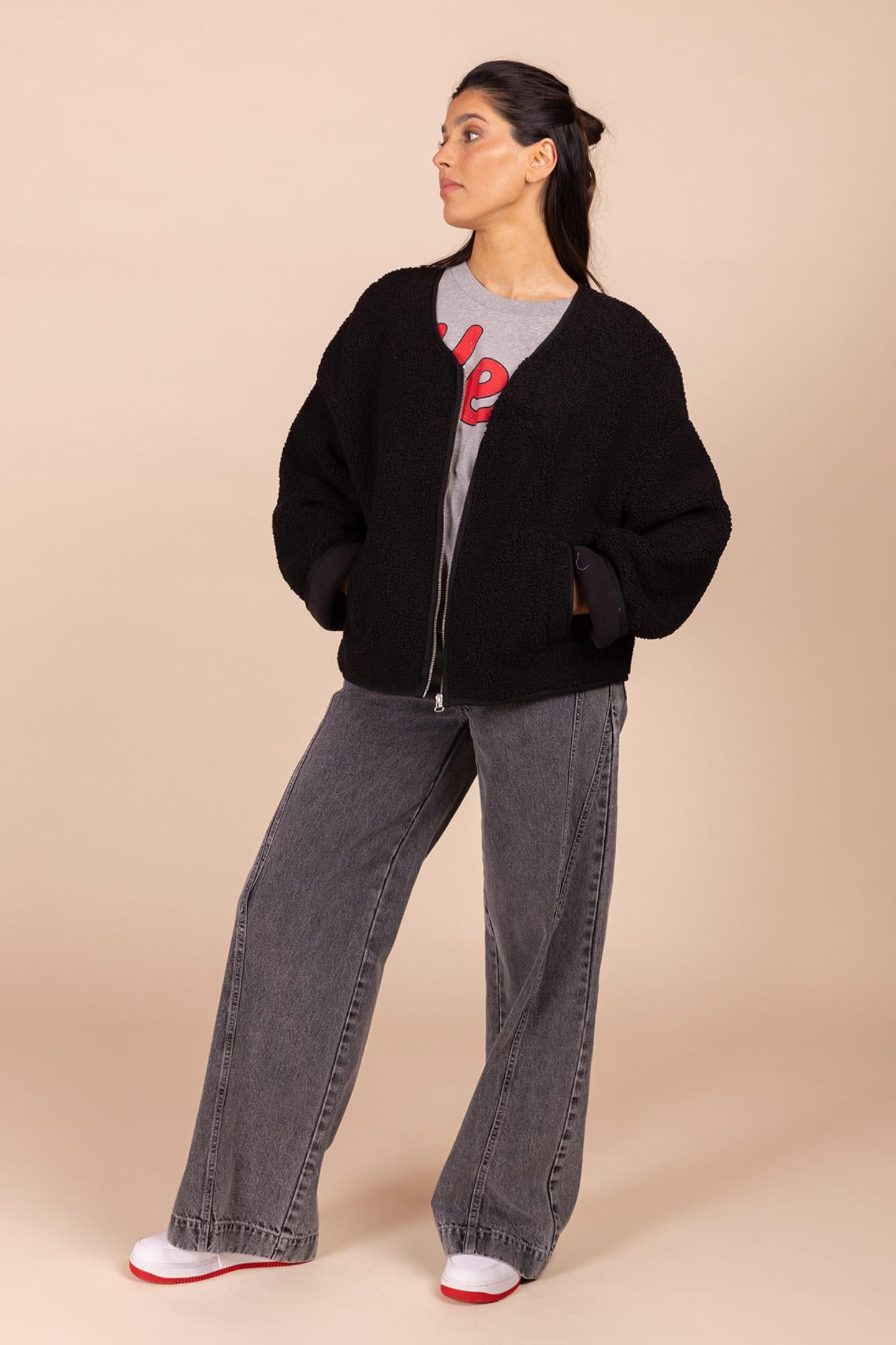WIJDE BROEK MET DECOUPES (8508)