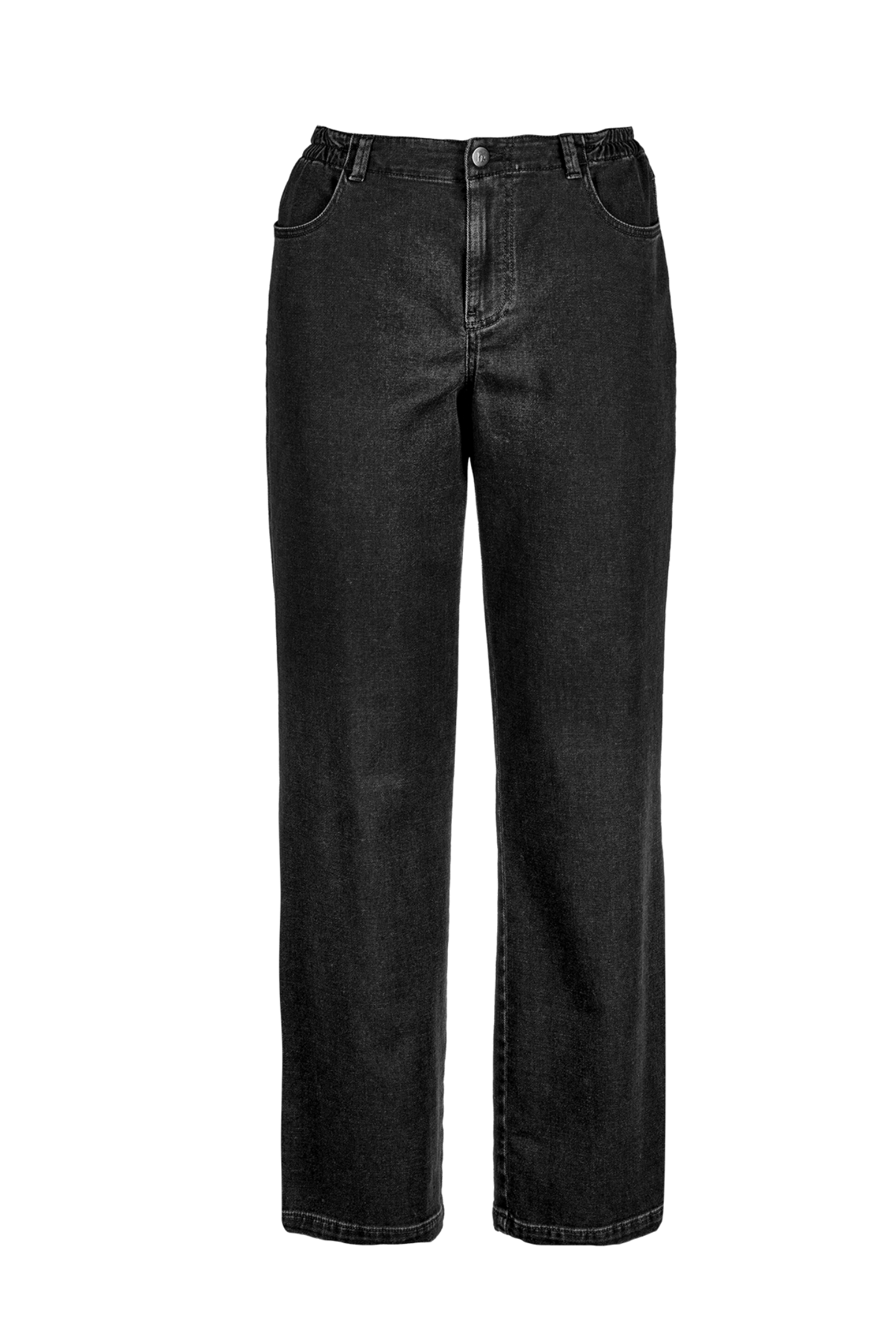 BROEK MET ELASTIEK IN DARK GREY (8509)