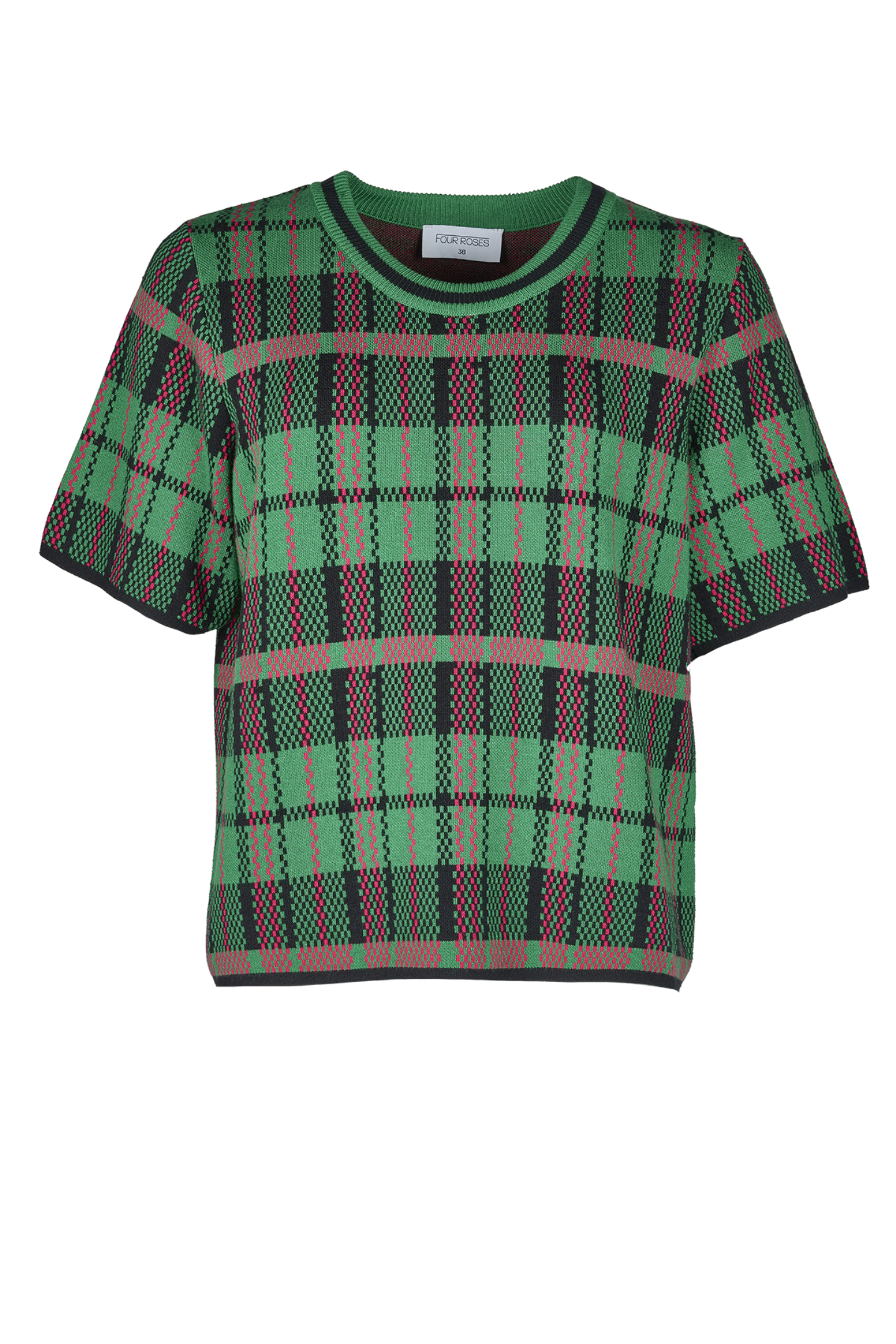 SWEATER MET RASTERSTRUCTUUR (8521)