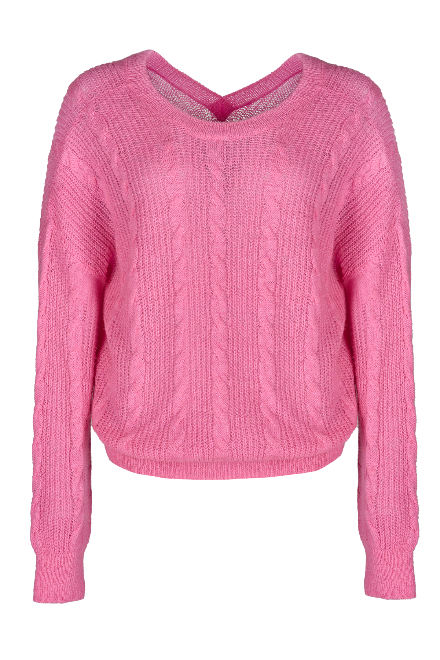 SWEATER MET KABELSTRUCTUUR (8525)