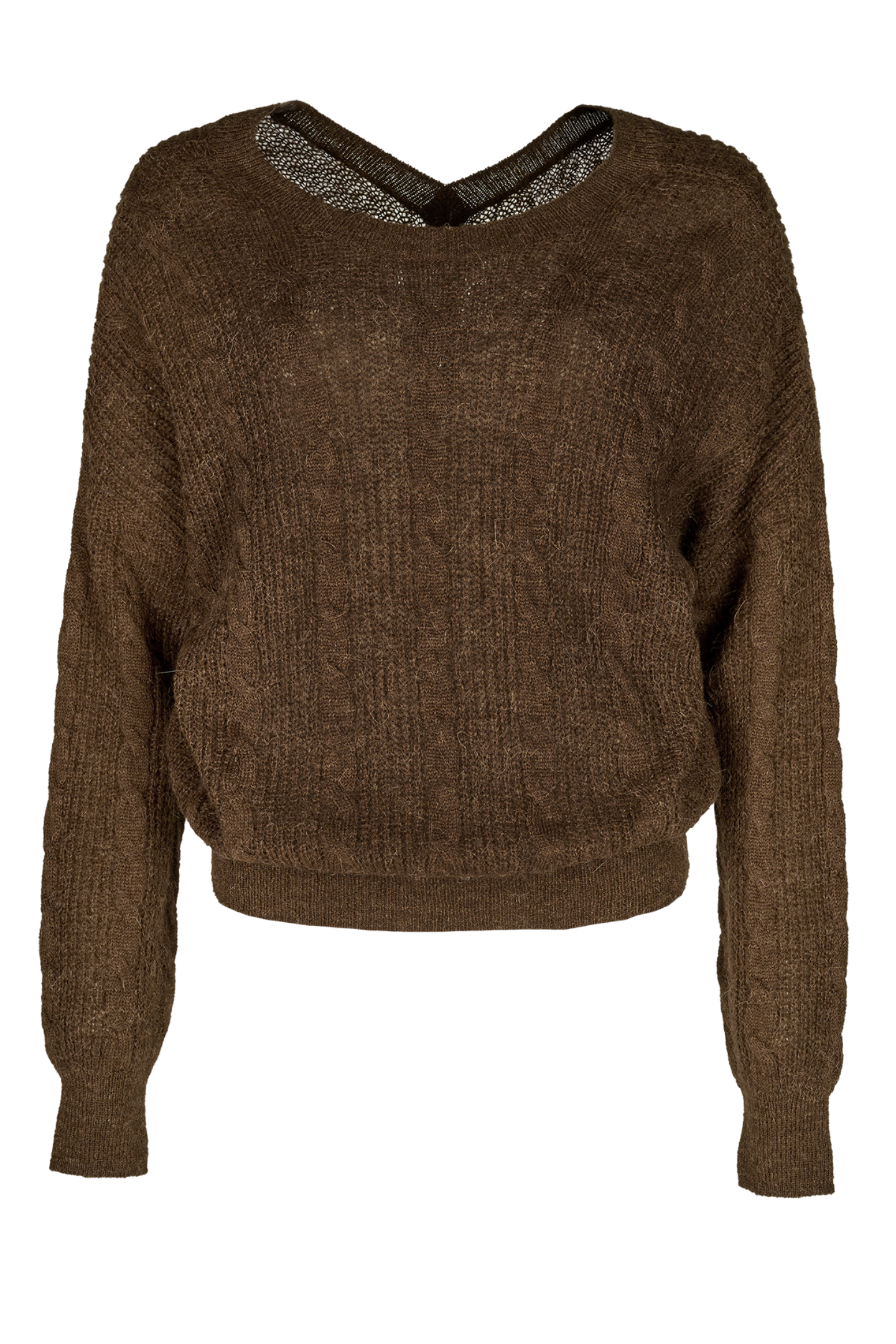 SWEATER MET KABELSTRUCTUUR (8525)