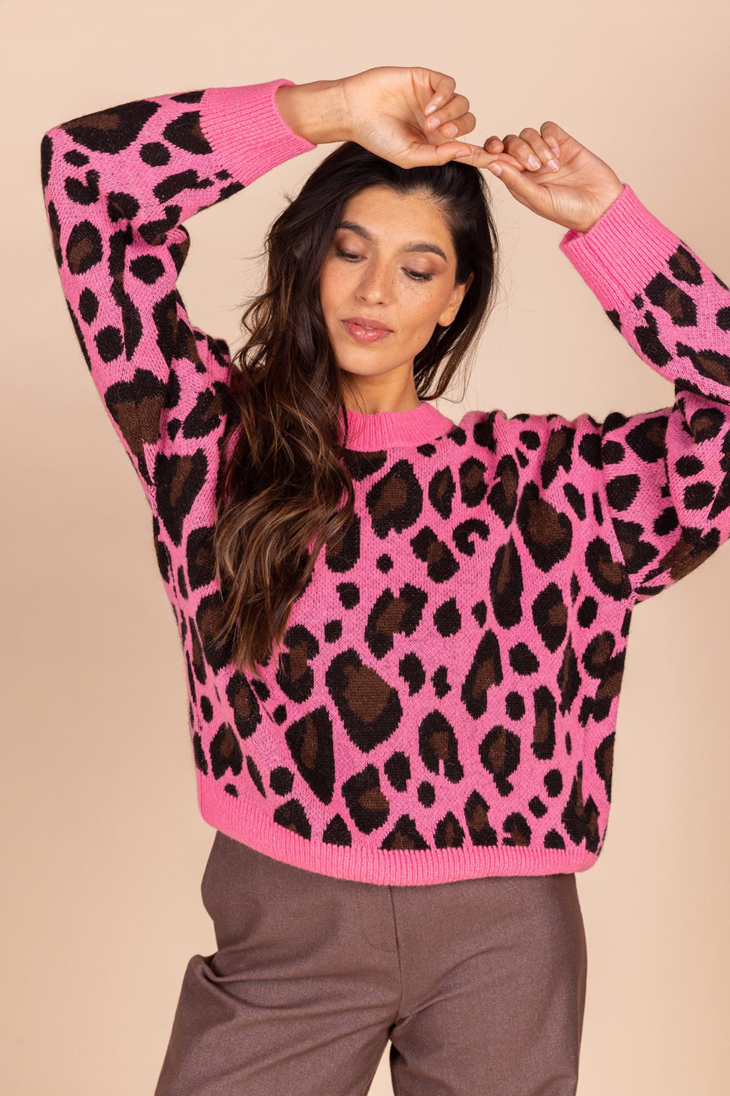 LEOPARD SWEATER (8527)