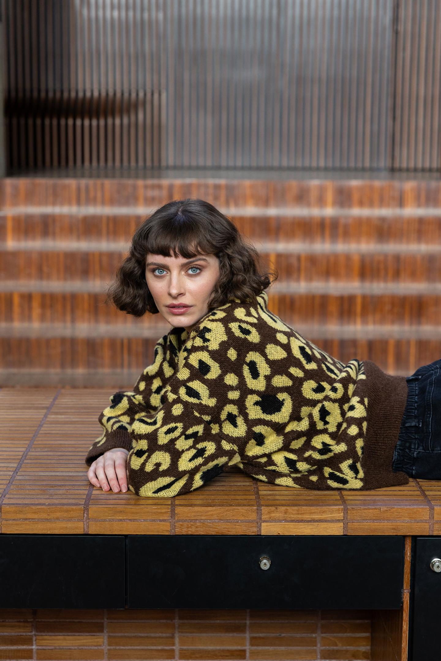 LEOPARD SWEATER (8527)