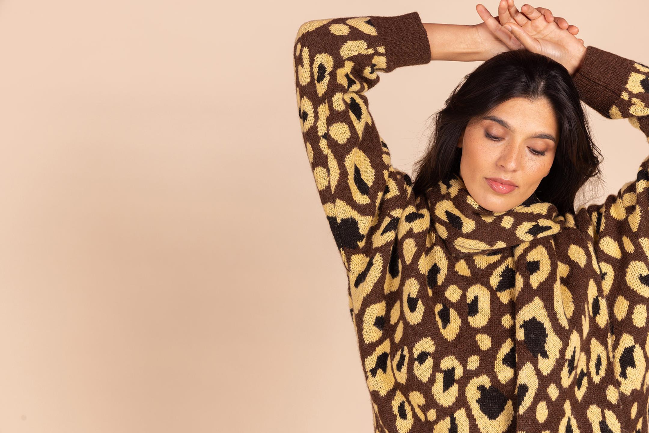 LEOPARD SWEATER (8527)