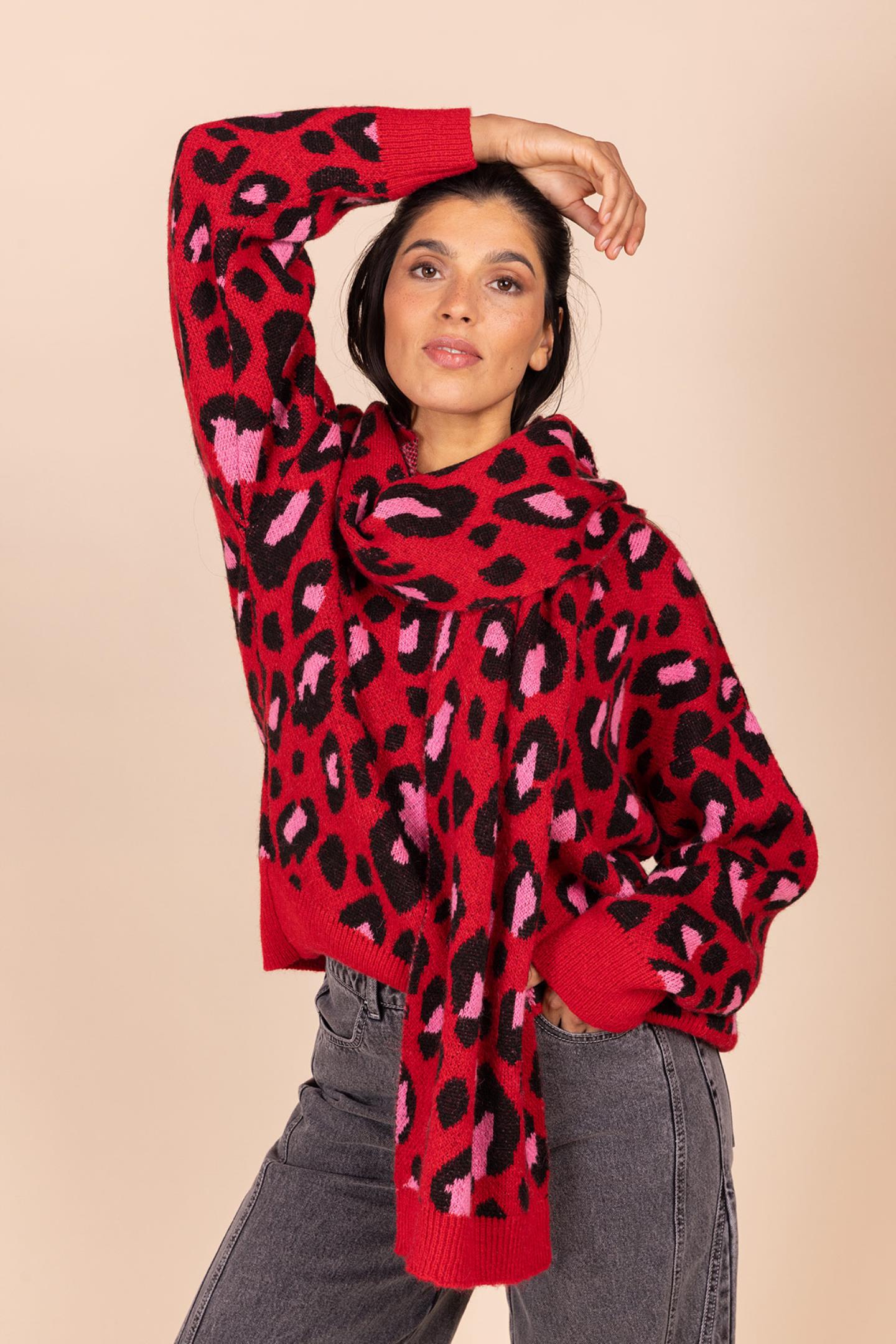 LEOPARD SWEATER (8527)