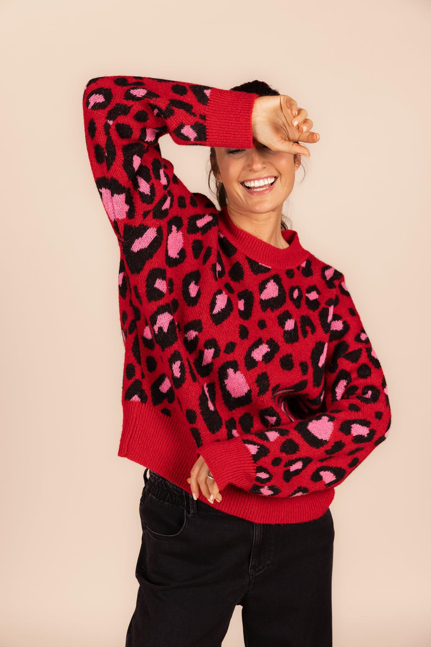 LEOPARD SWEATER (8527)