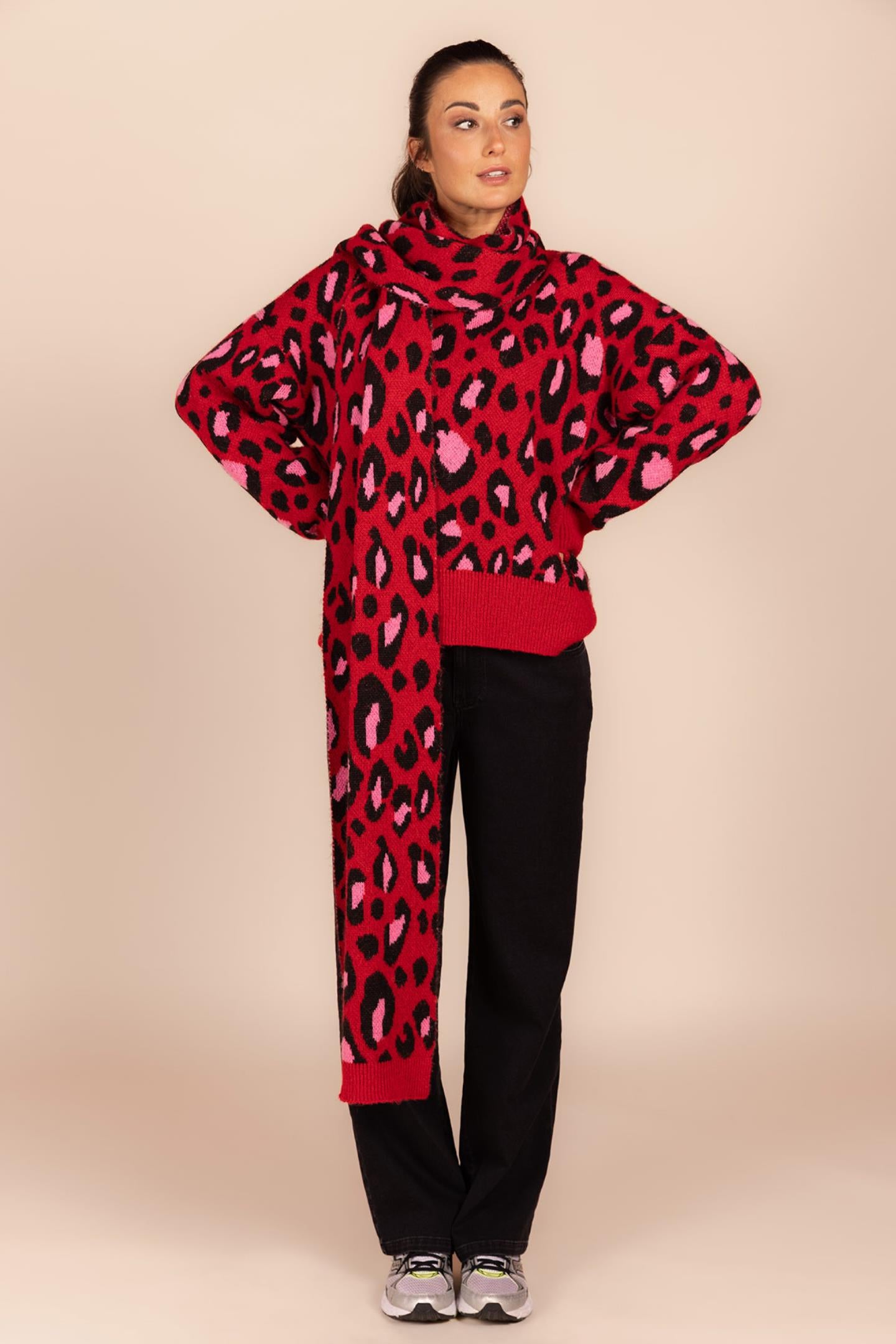 LEOPARD SWEATER (8527)