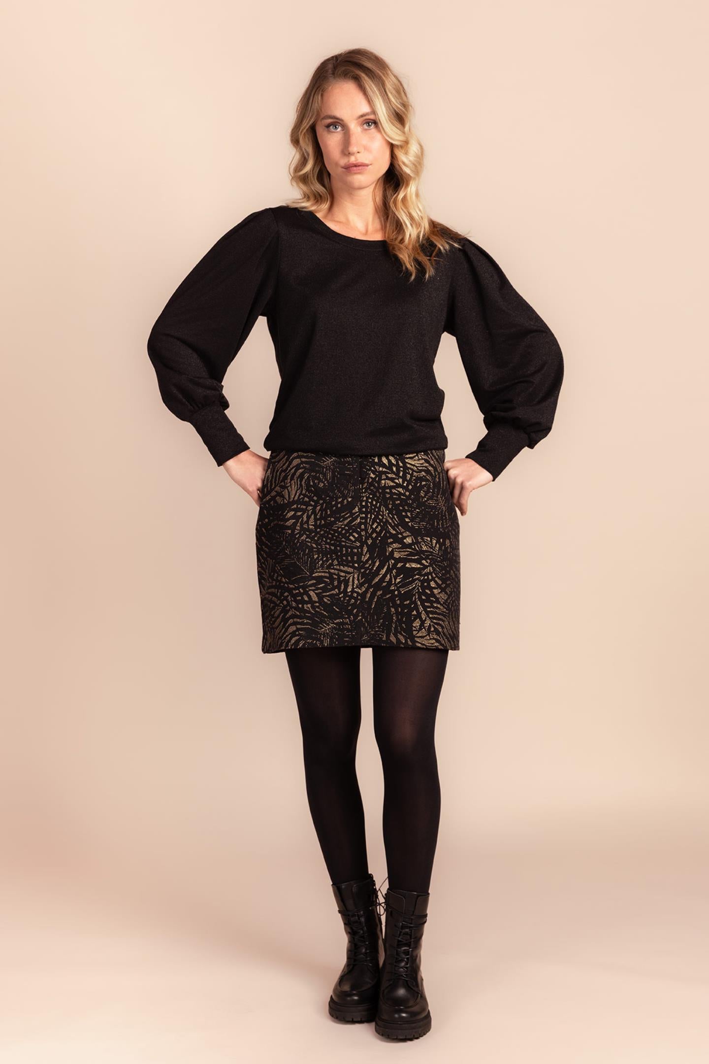 T-SHIRT MET POFMOUW (8532)