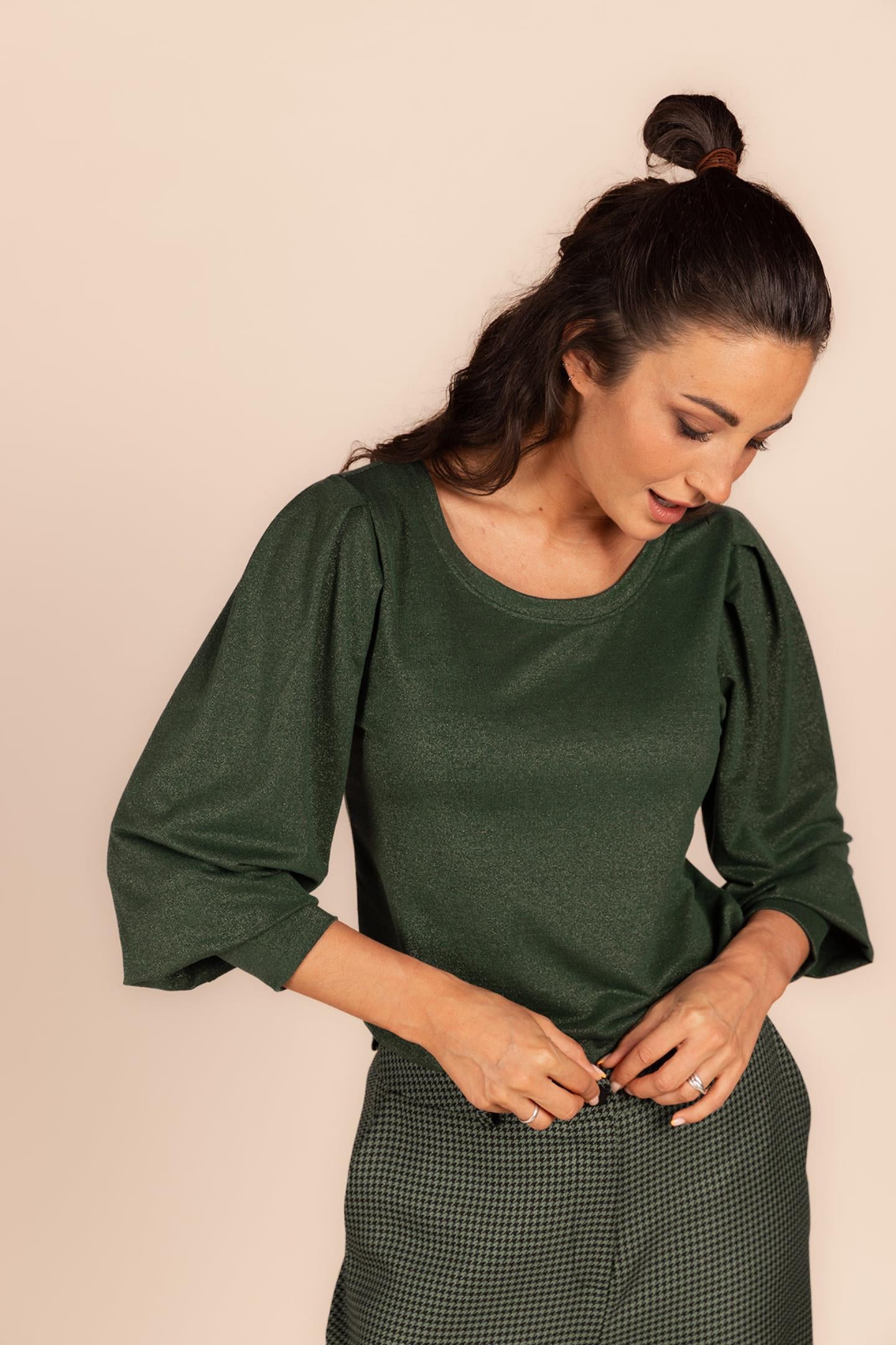 T-SHIRT MET POFMOUW (8532)