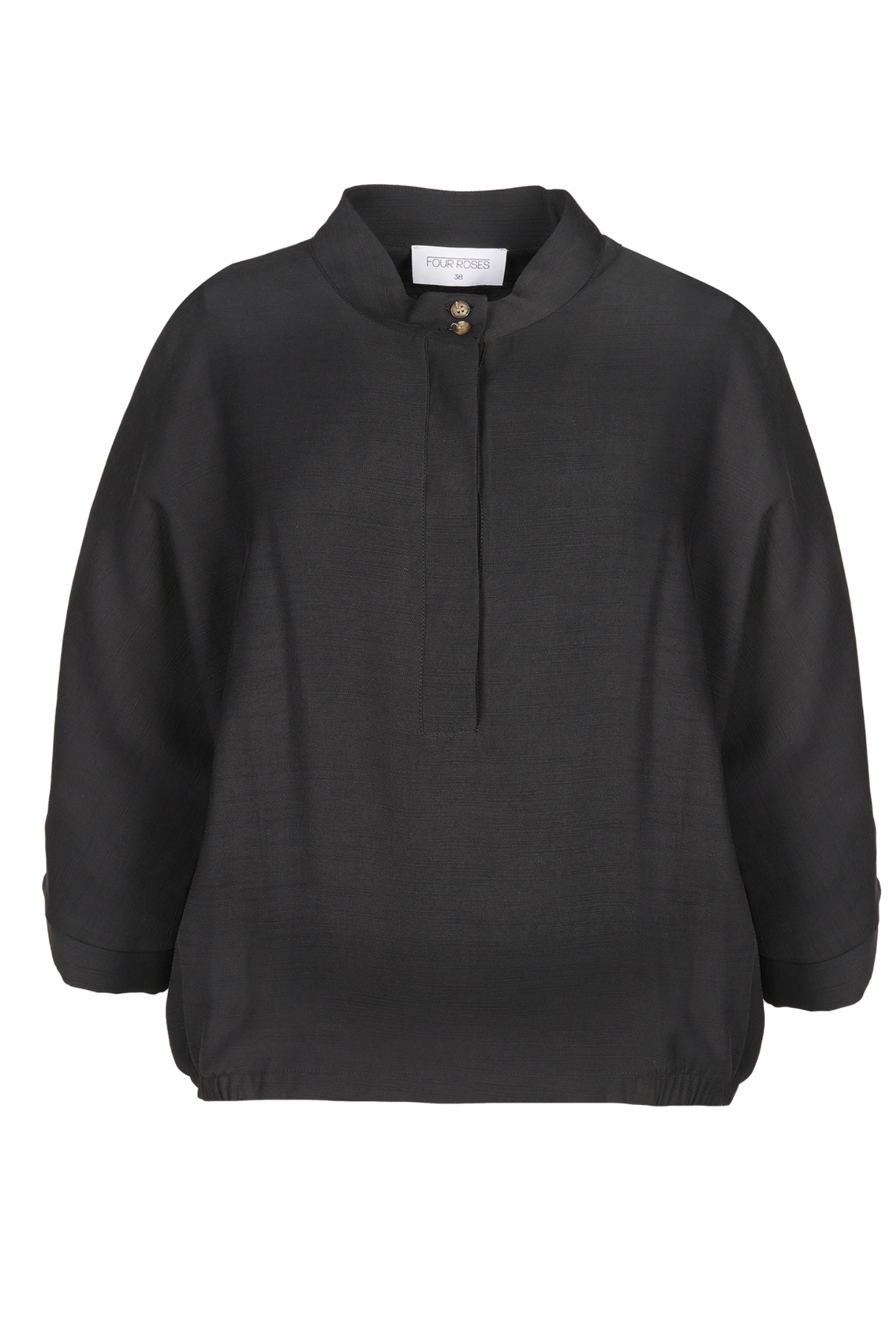 BLOUSE MET OPSTAANDE KRAAG (8589)