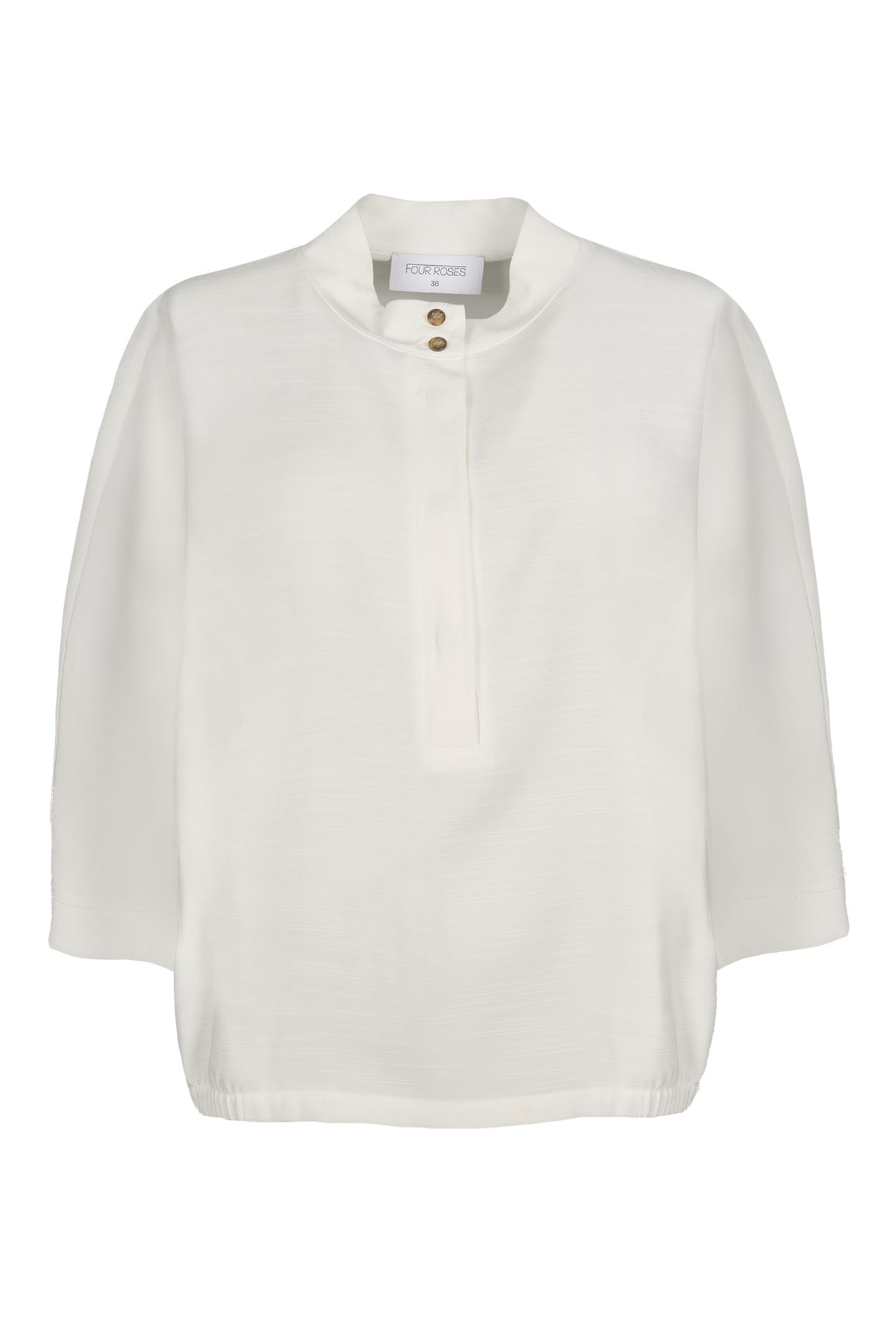 BLOUSE MET OPSTAANDE KRAAG (8589)