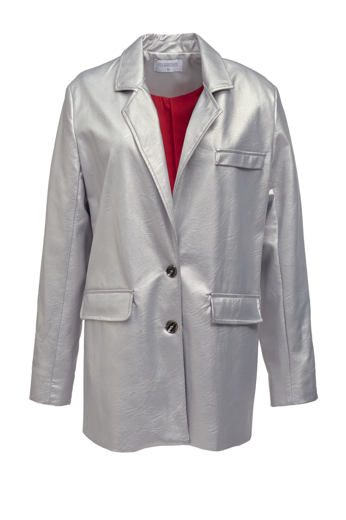 CASUAL BLAZER IN IMITATIELEER (8604)