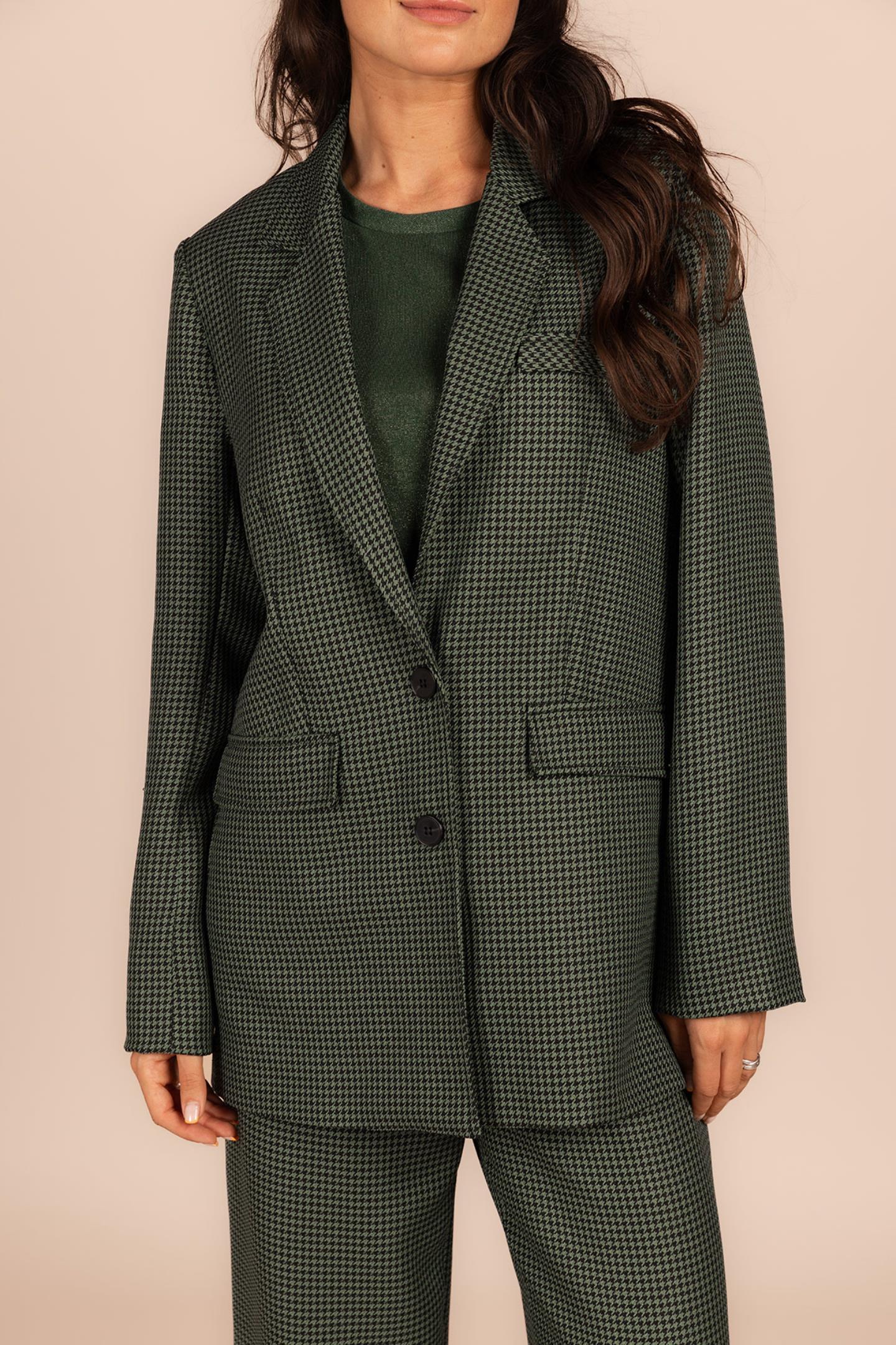 BLAZER MET PIED DE POULE DESSIN (8605)