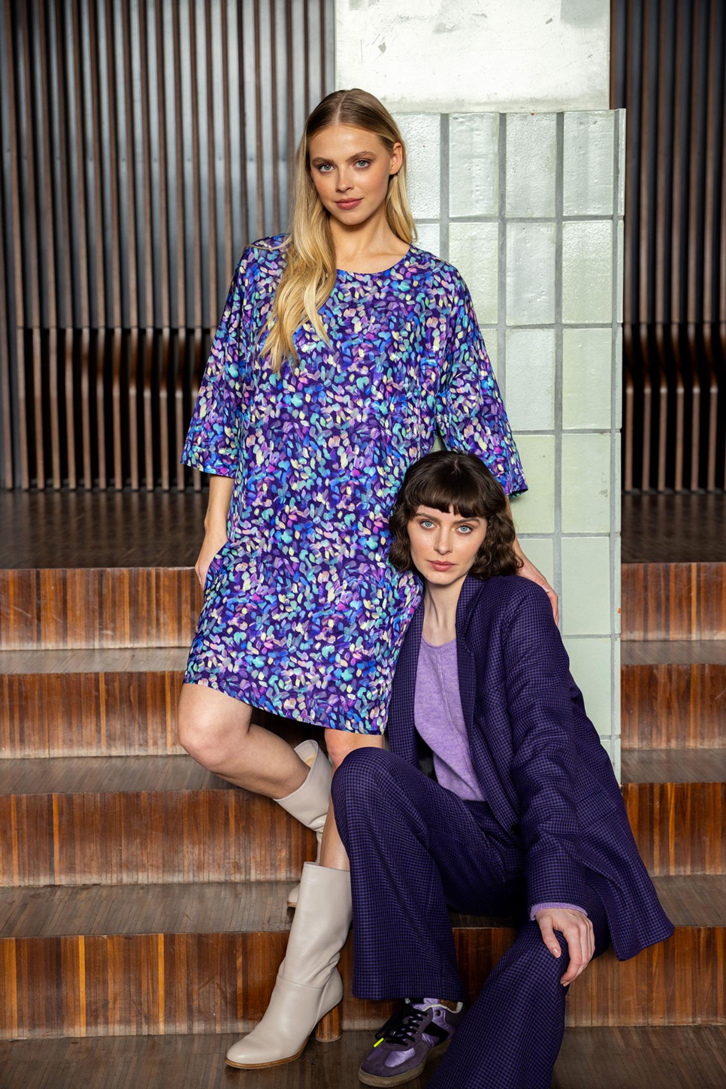 BLAZER MET PIED DE POULE DESSIN (8605)