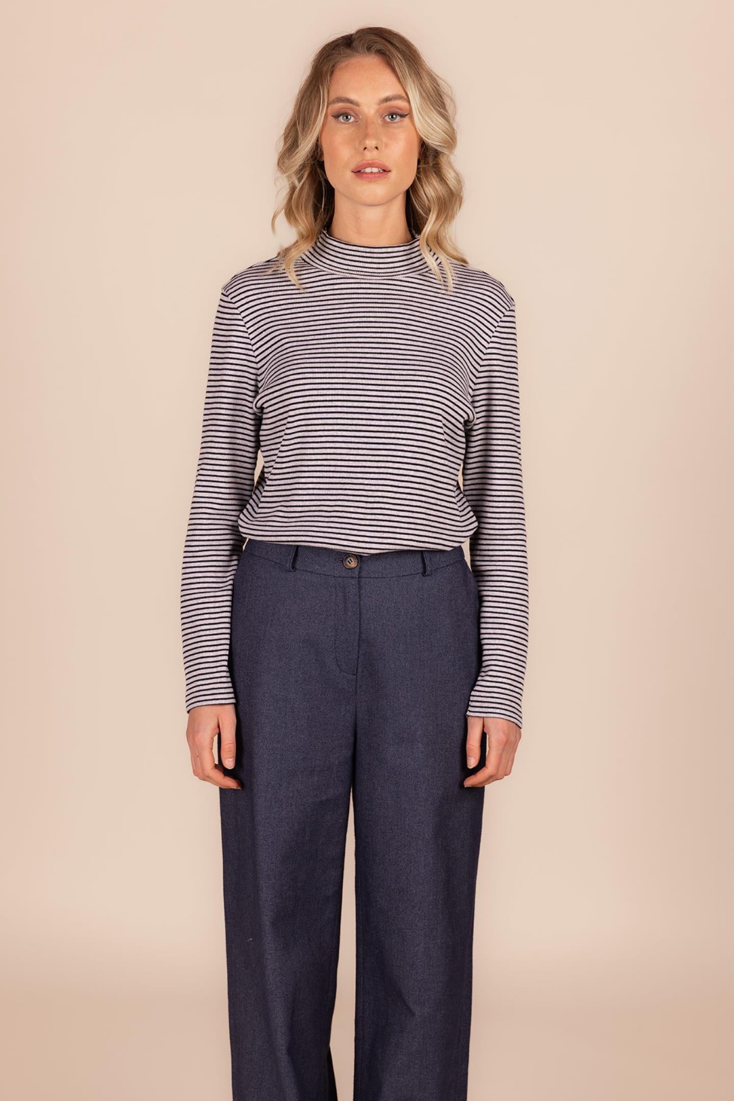 GEKLEDE BROEK (8607)