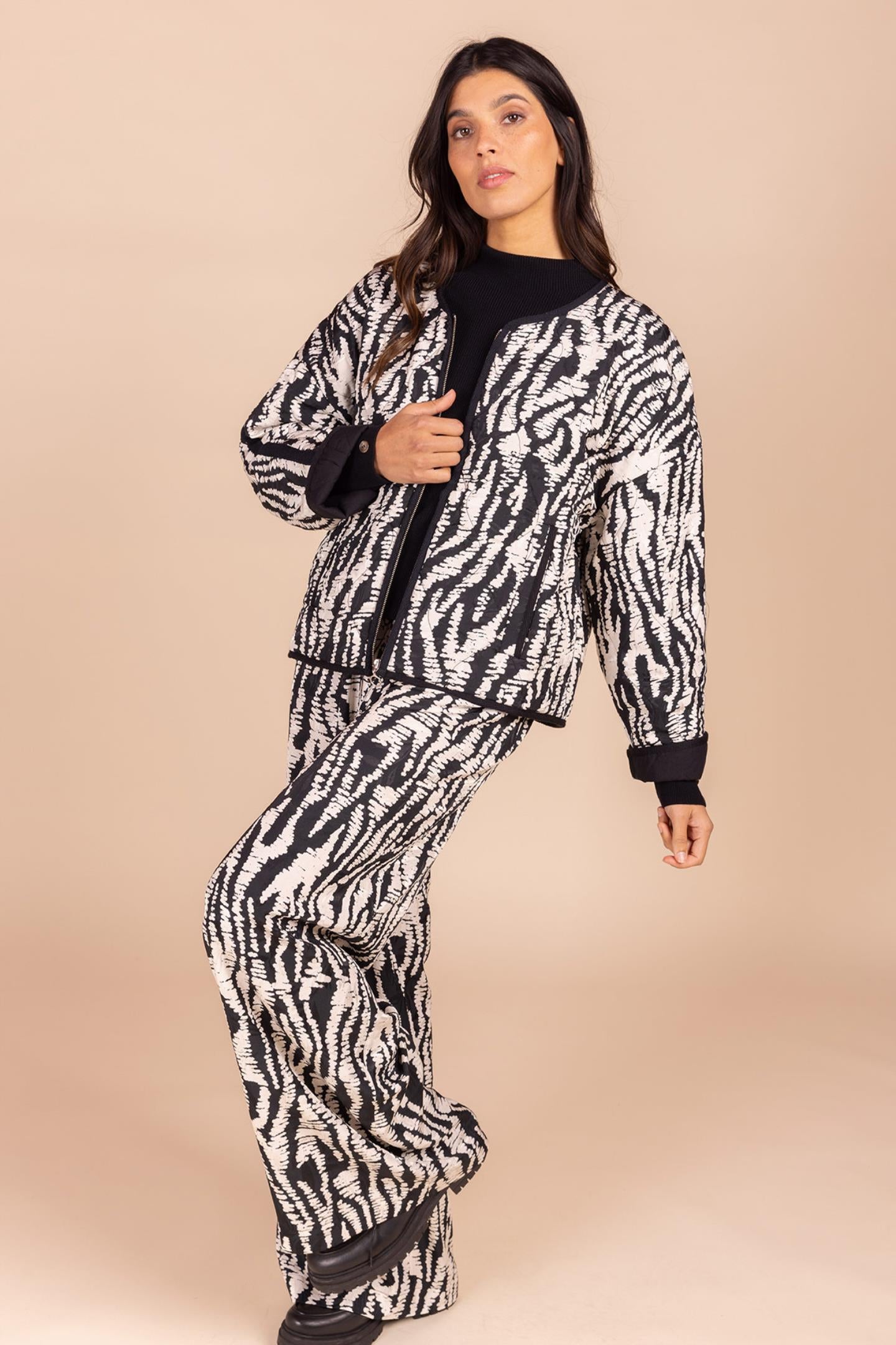 COMFY BROEK BICOLOUR (8609)