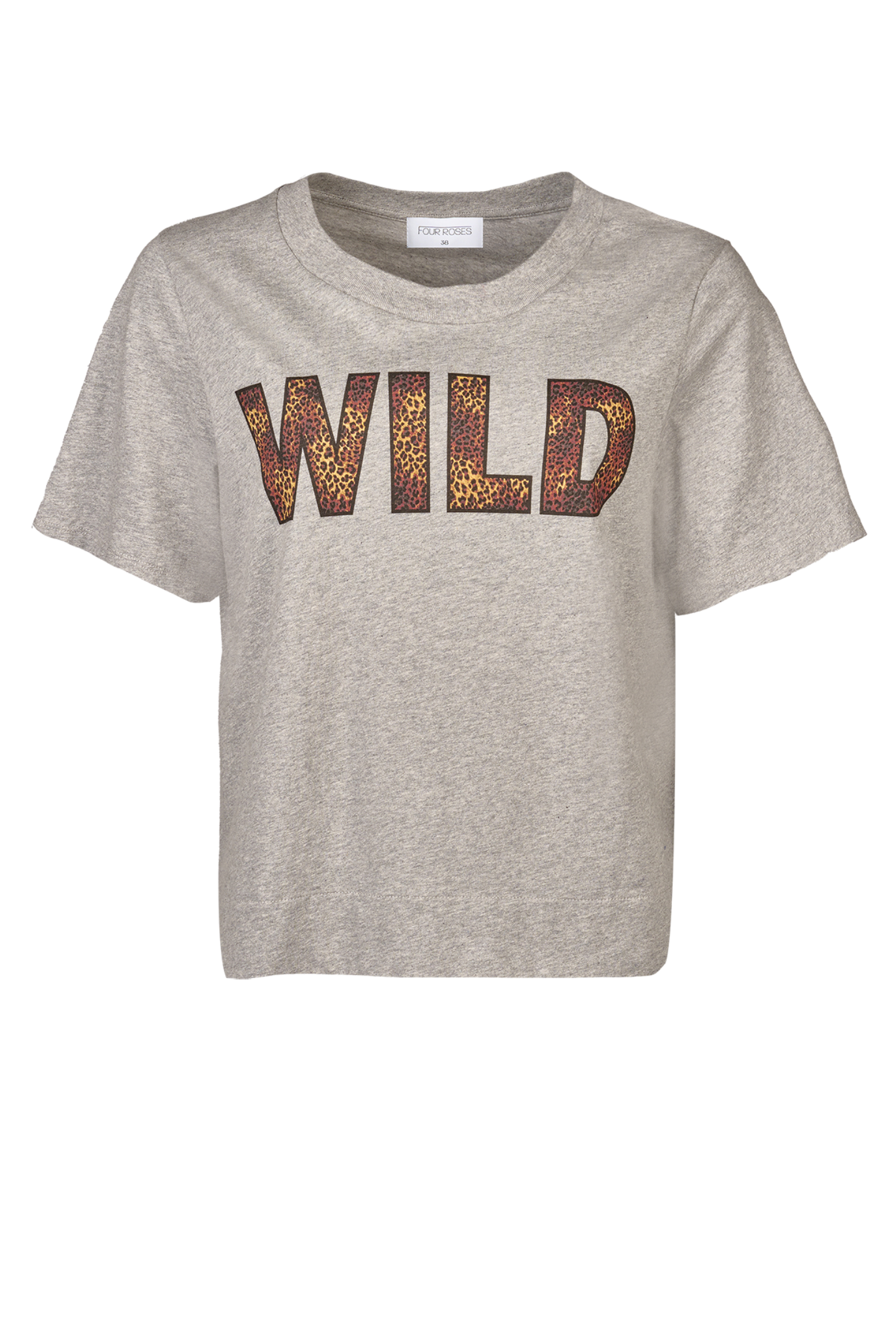 GRIJZE T-SHIRT "WILD" (8620)