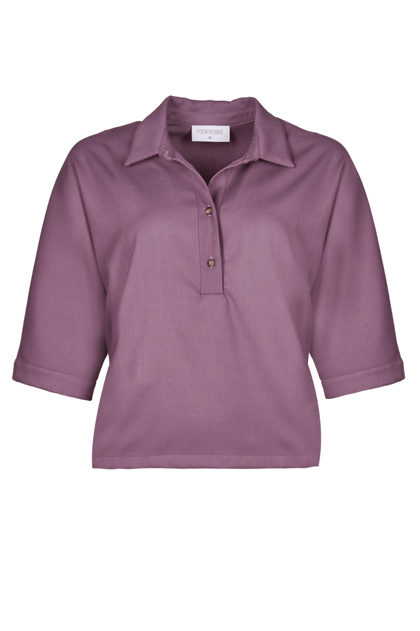 BLOUSE MET ELASTIEK (8588) - Four Roses