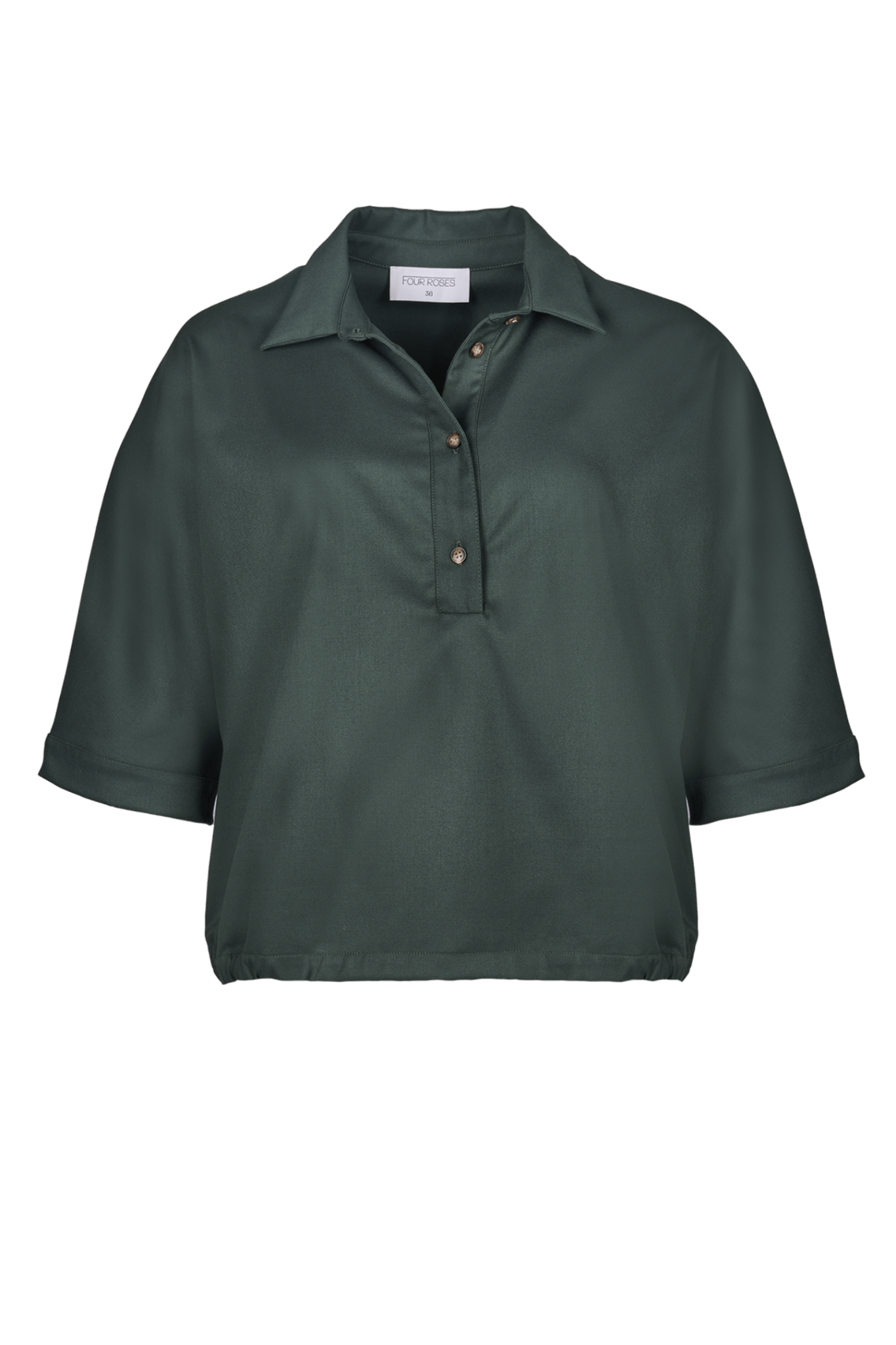 BLOUSE MET ELASTIEK (8588) - Four Roses