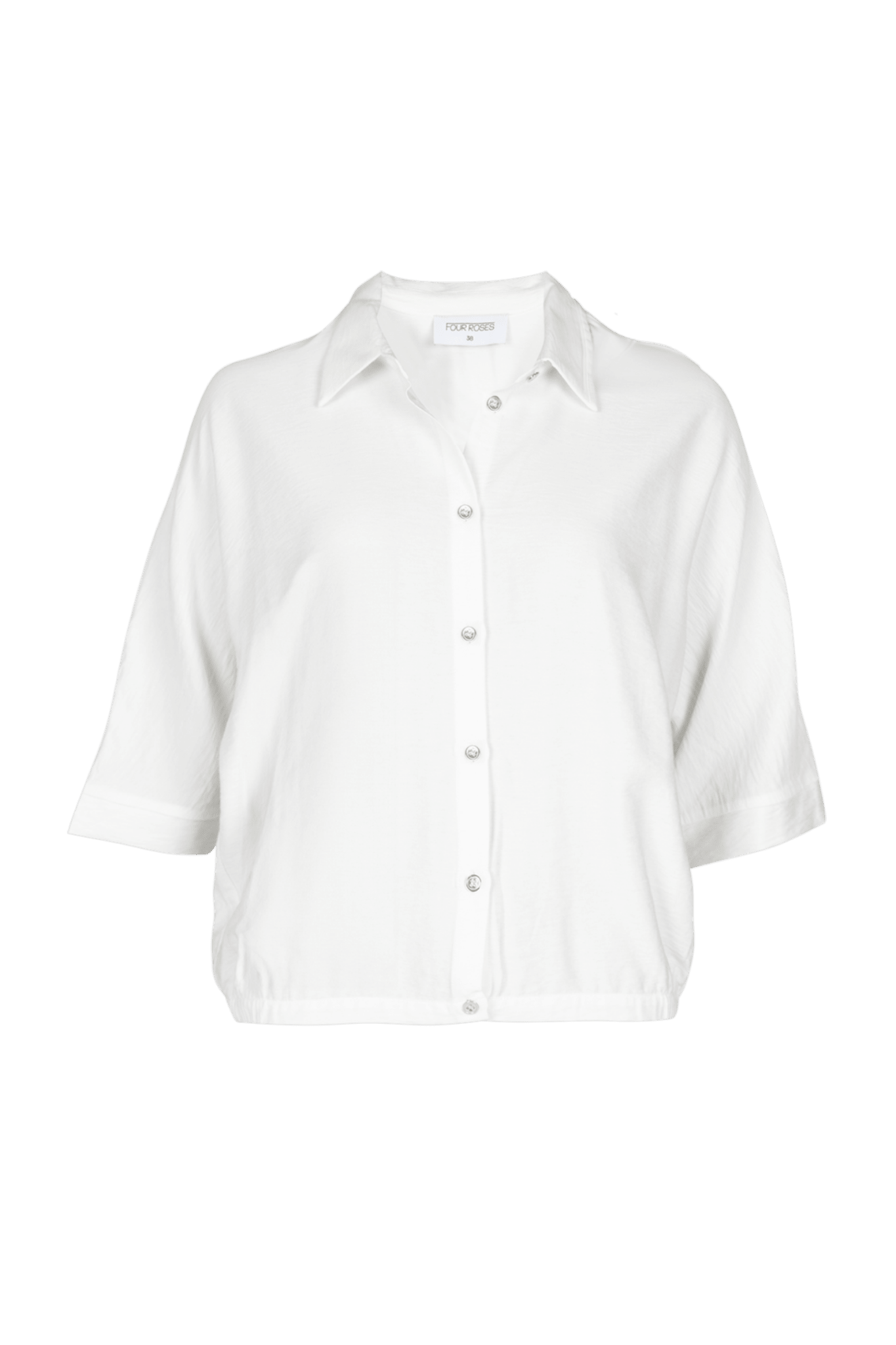 BLOUSE MET ELASTIEK (C9135) - Four Roses