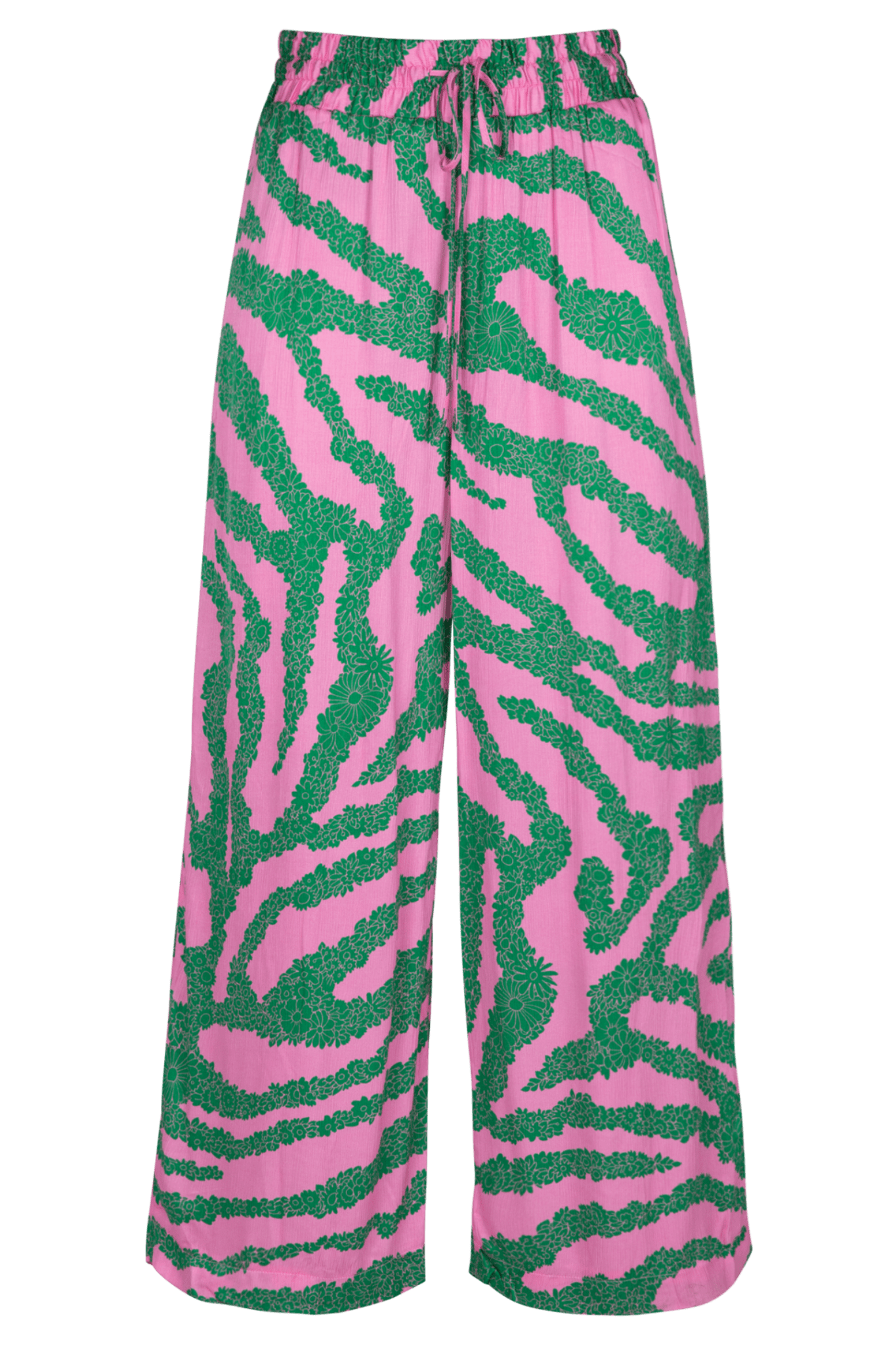 TROUSERS WITH TWO-TONE PRINT (9076) - Four Roses