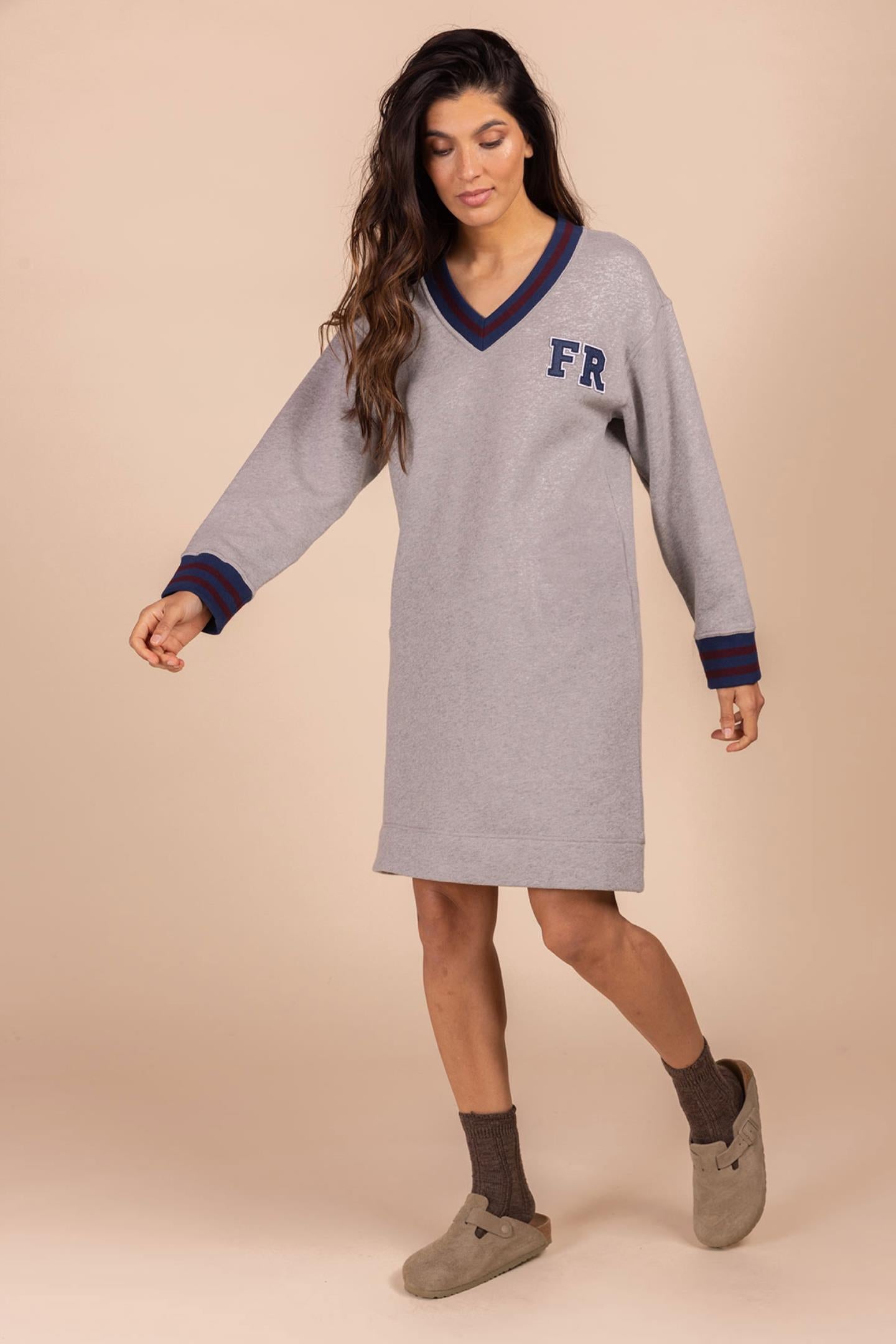 COLLEGE SWEATER JURK (C8661)