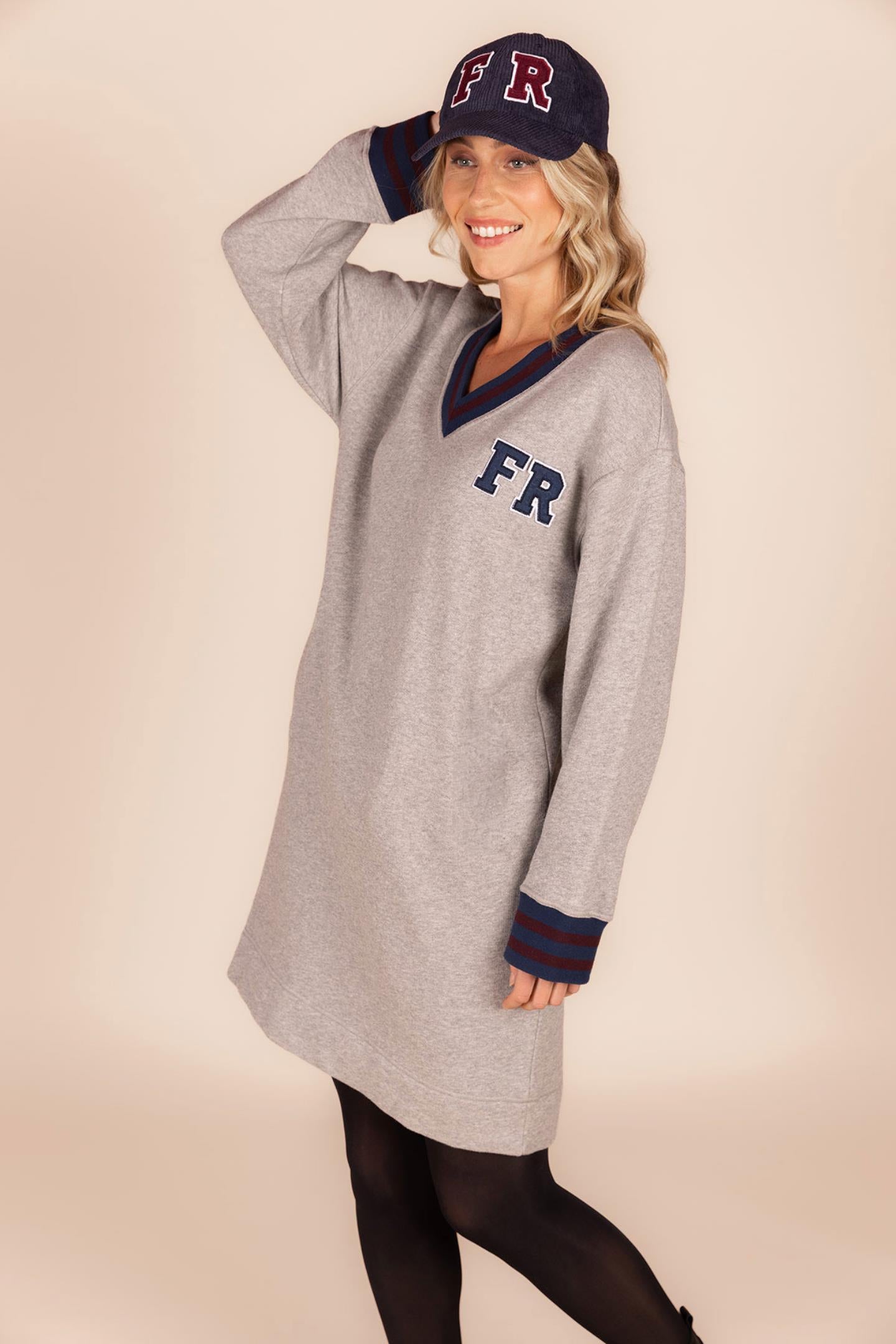 COLLEGE SWEATER JURK (C8661)