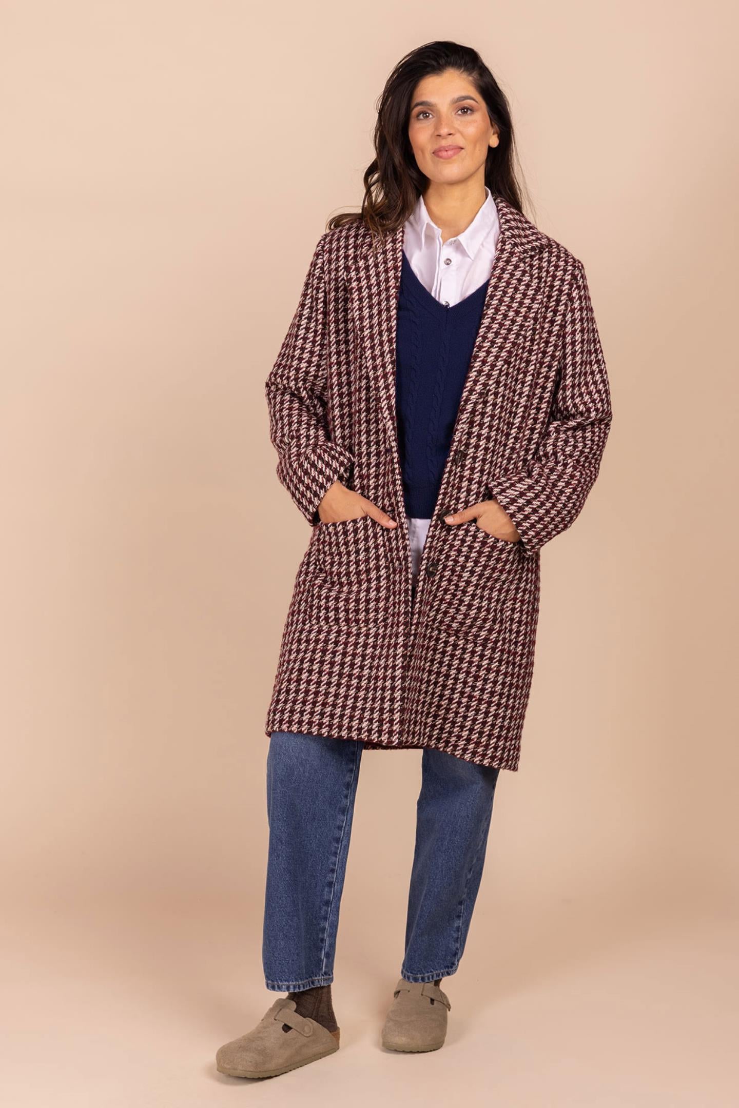 COLLEGE NAVY SPENCER (C8666)