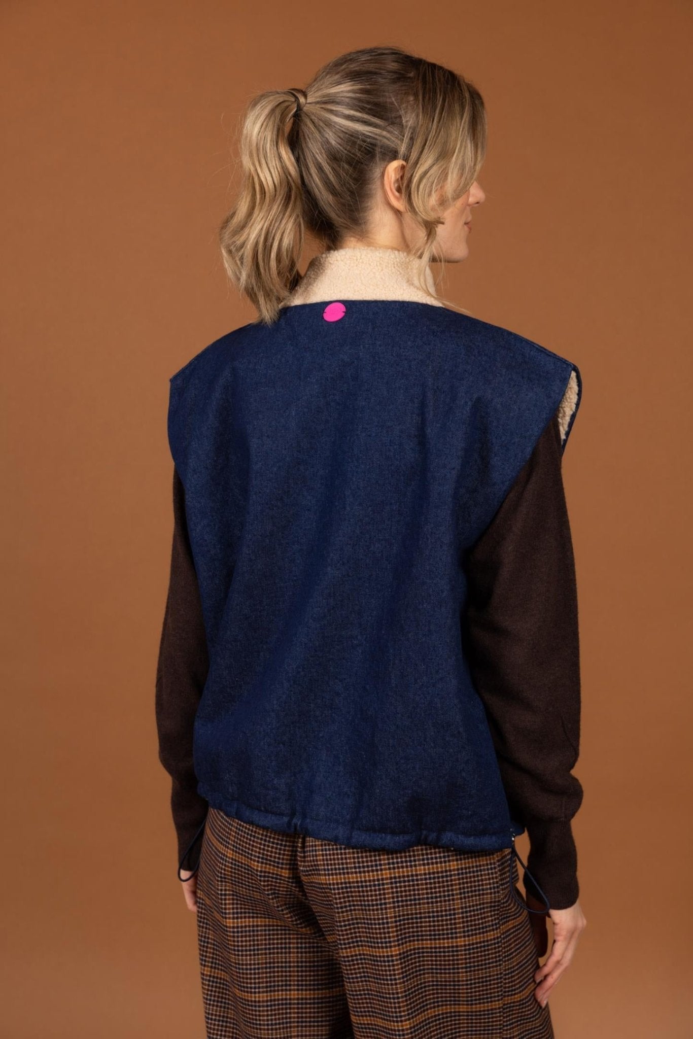 CULOTTE BROEK IN MULTICOLOR RUIT (9591) - Four Roses