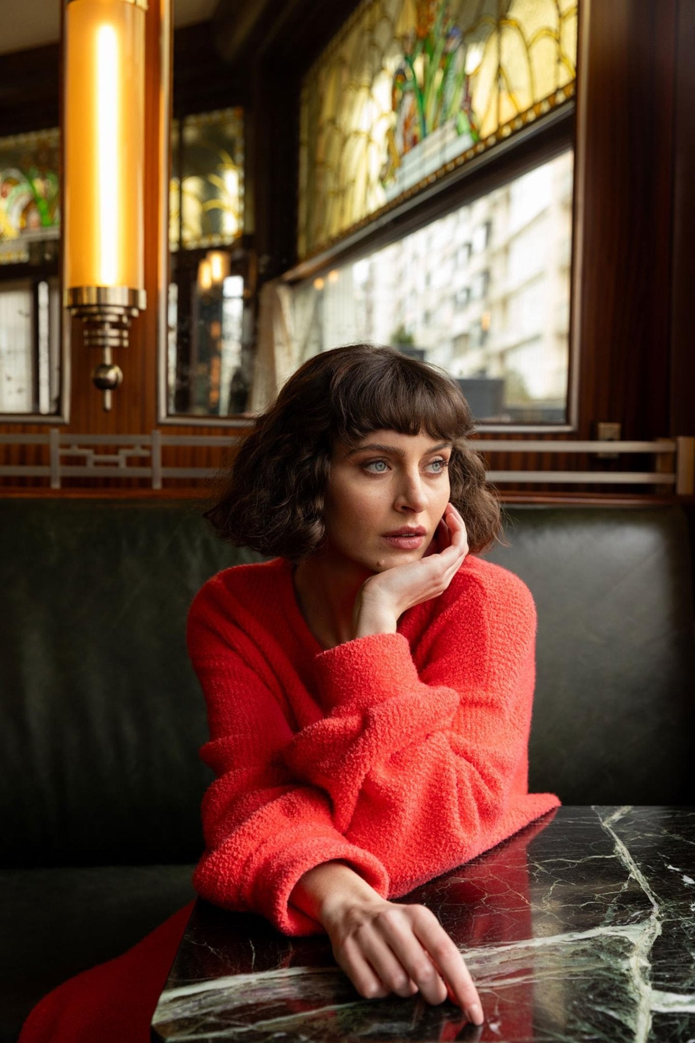 GEBREIDE SWEATER OVERSIZED FIT (8544) - Four Roses