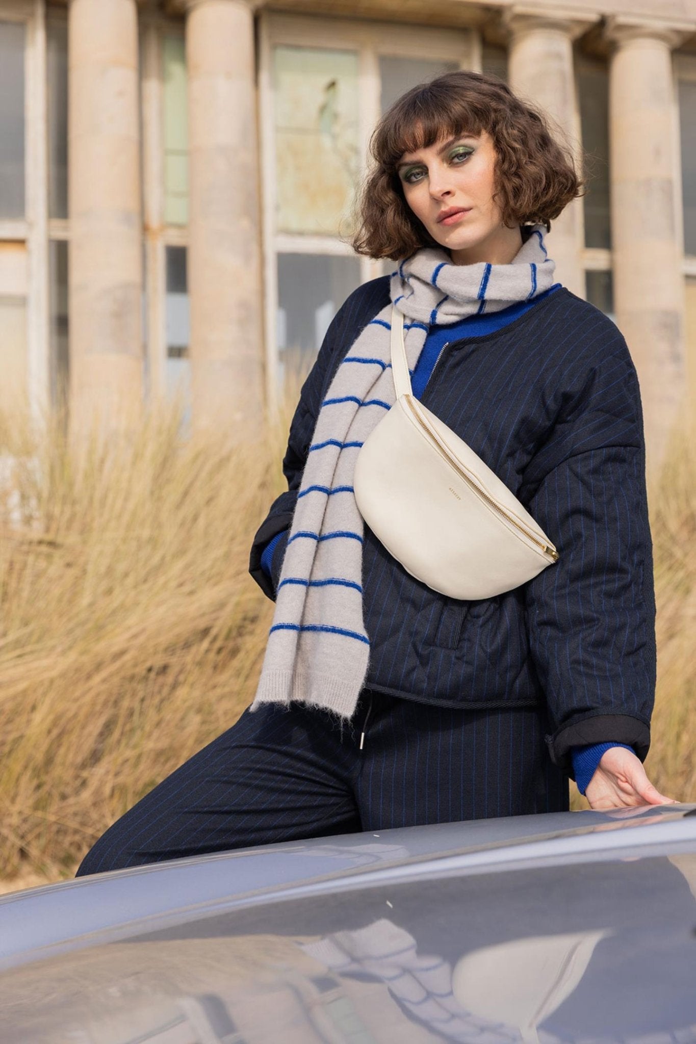 GESTREEPTE SJAAL (8566) - Four Roses