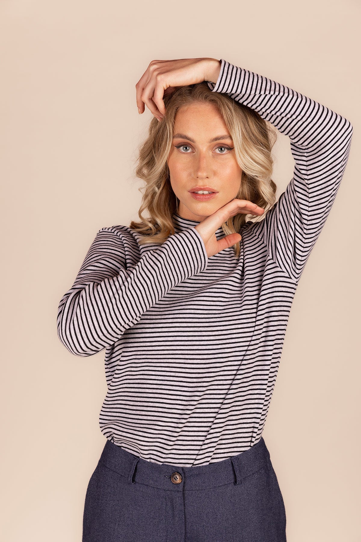 GESTREEPTE SOUSPULL (8536) - Four Roses