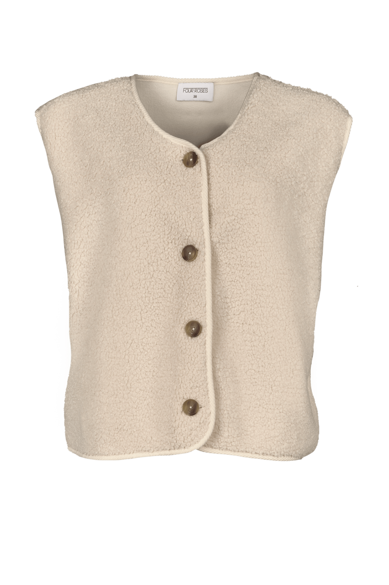 GILET IN TEDDY (8540) - Four Roses