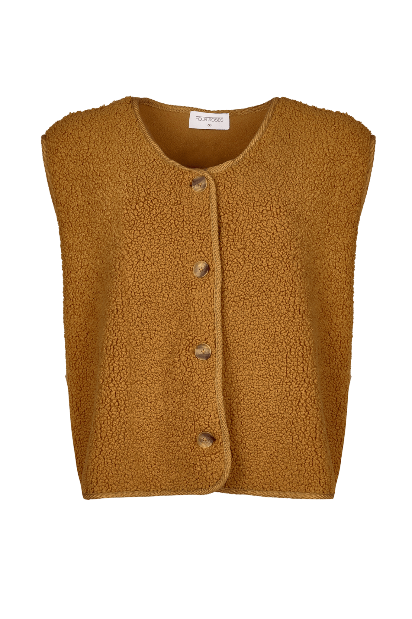 GILET IN TEDDY (8540) - Four Roses