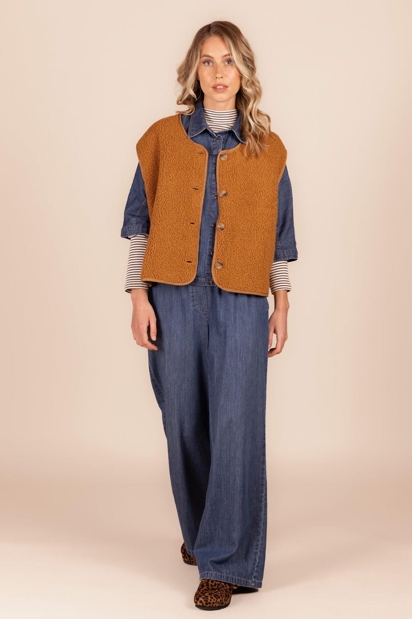 GILET IN TEDDY (8540) - Four Roses