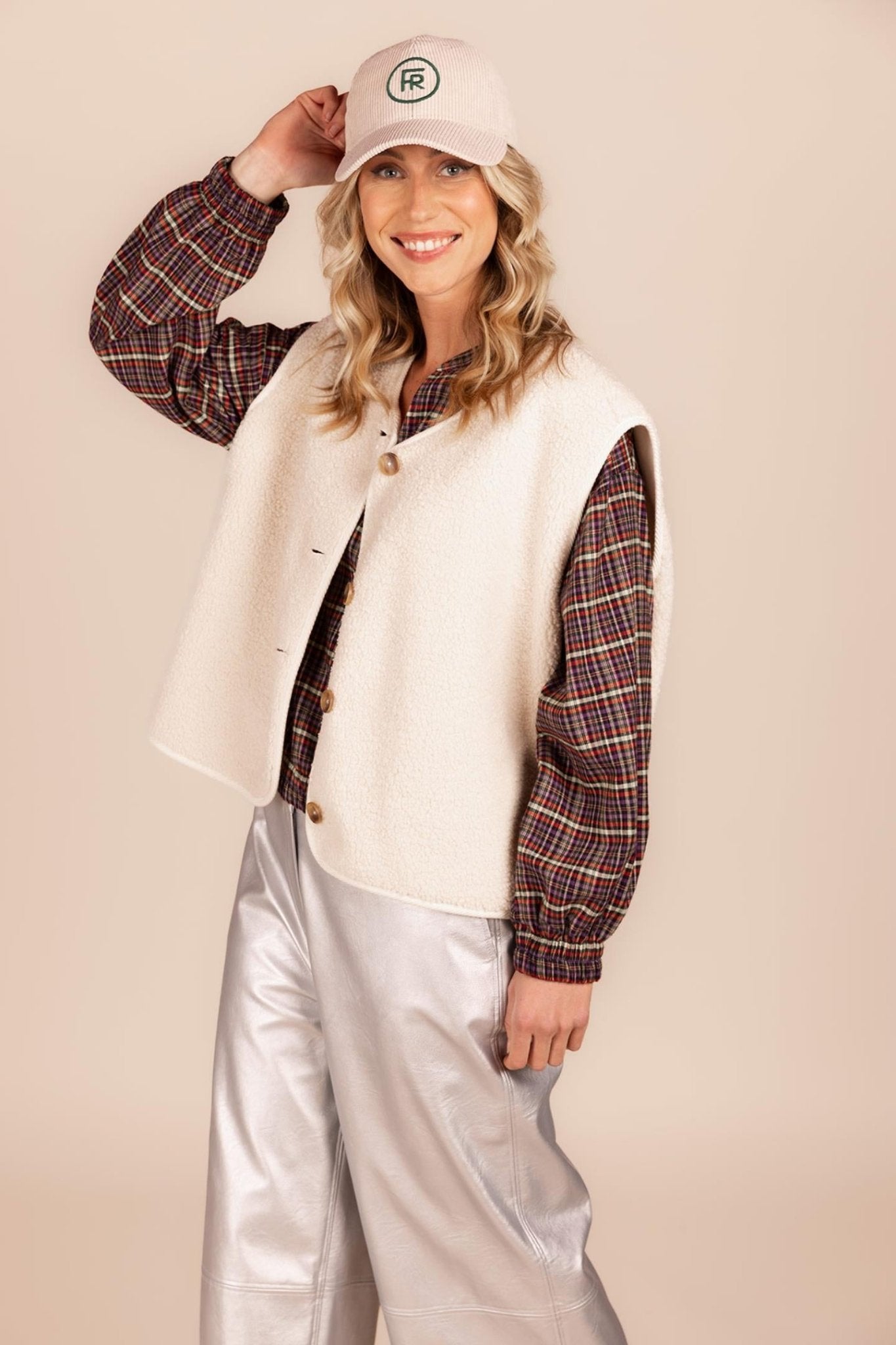 GILET IN TEDDY (8540) - Four Roses