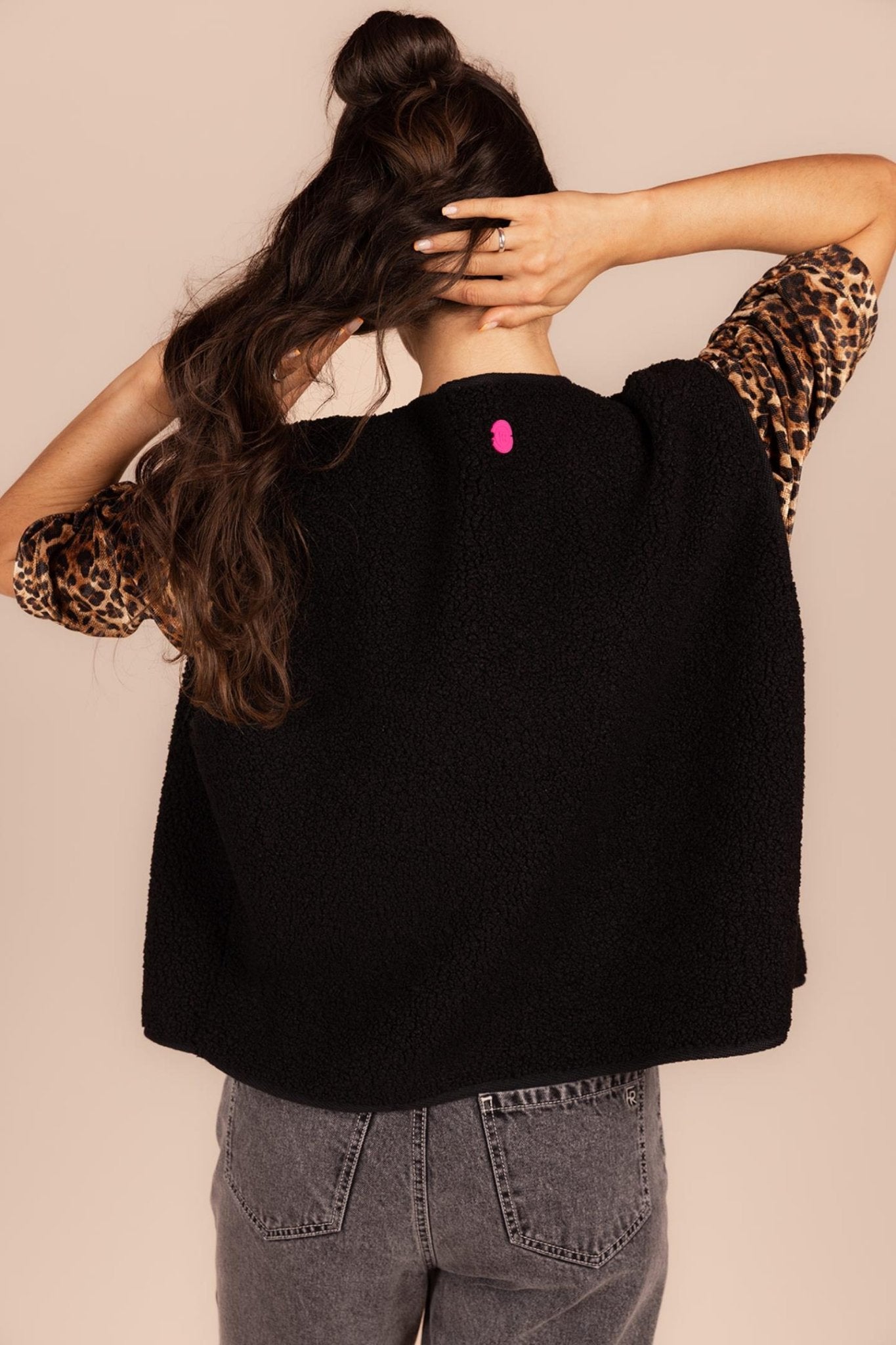 GILET IN TEDDY (8540) - Four Roses