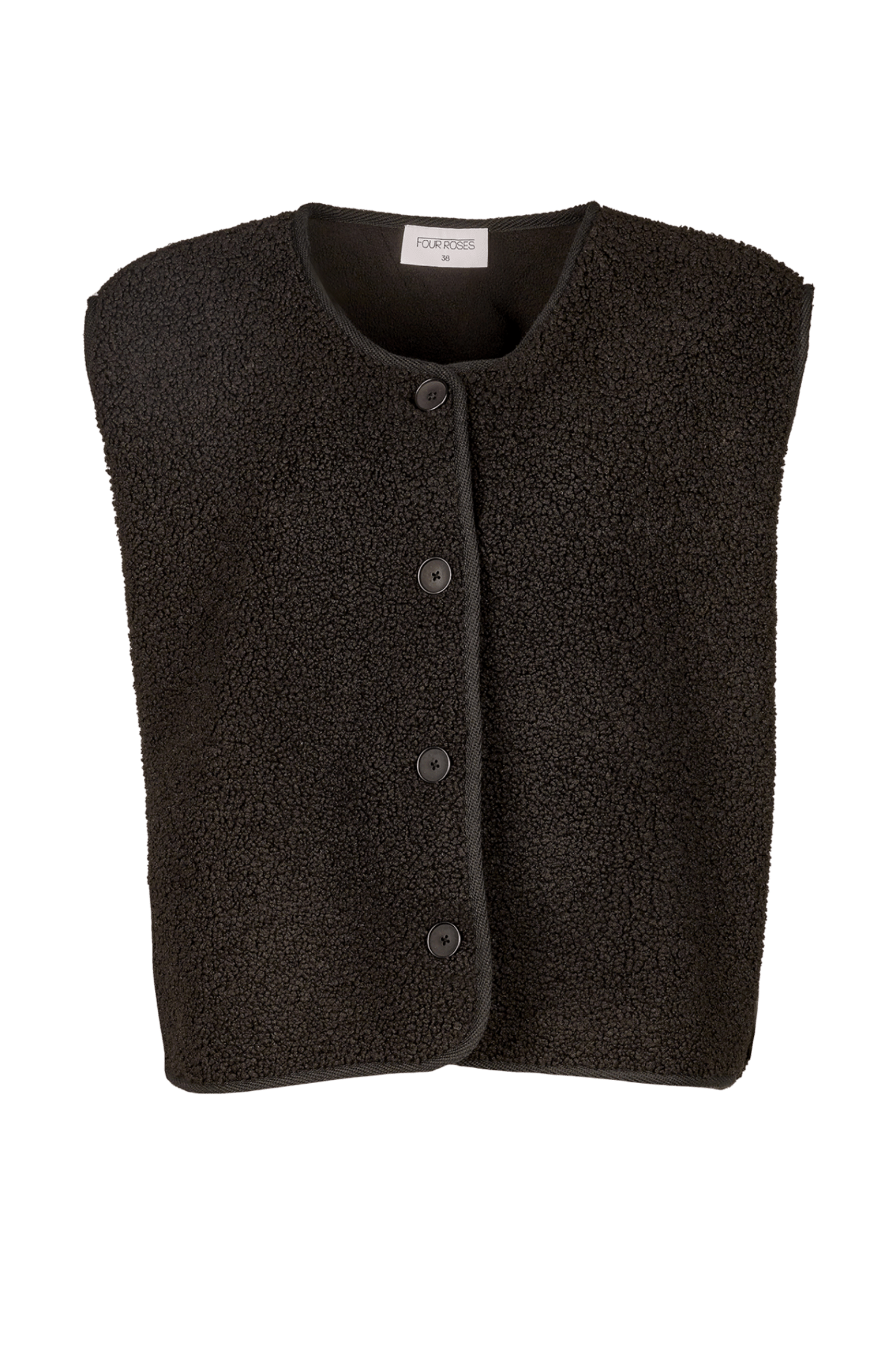 GILET IN TEDDY (8540) - Four Roses