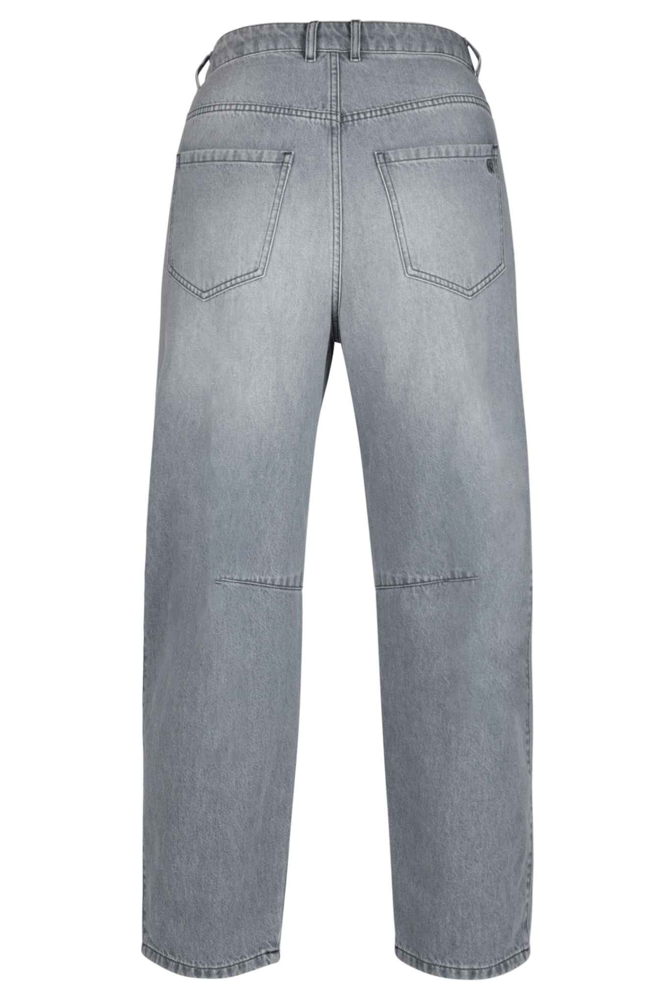 GRIJZE JEANS MET BARRELFIT (9504) - Four Roses