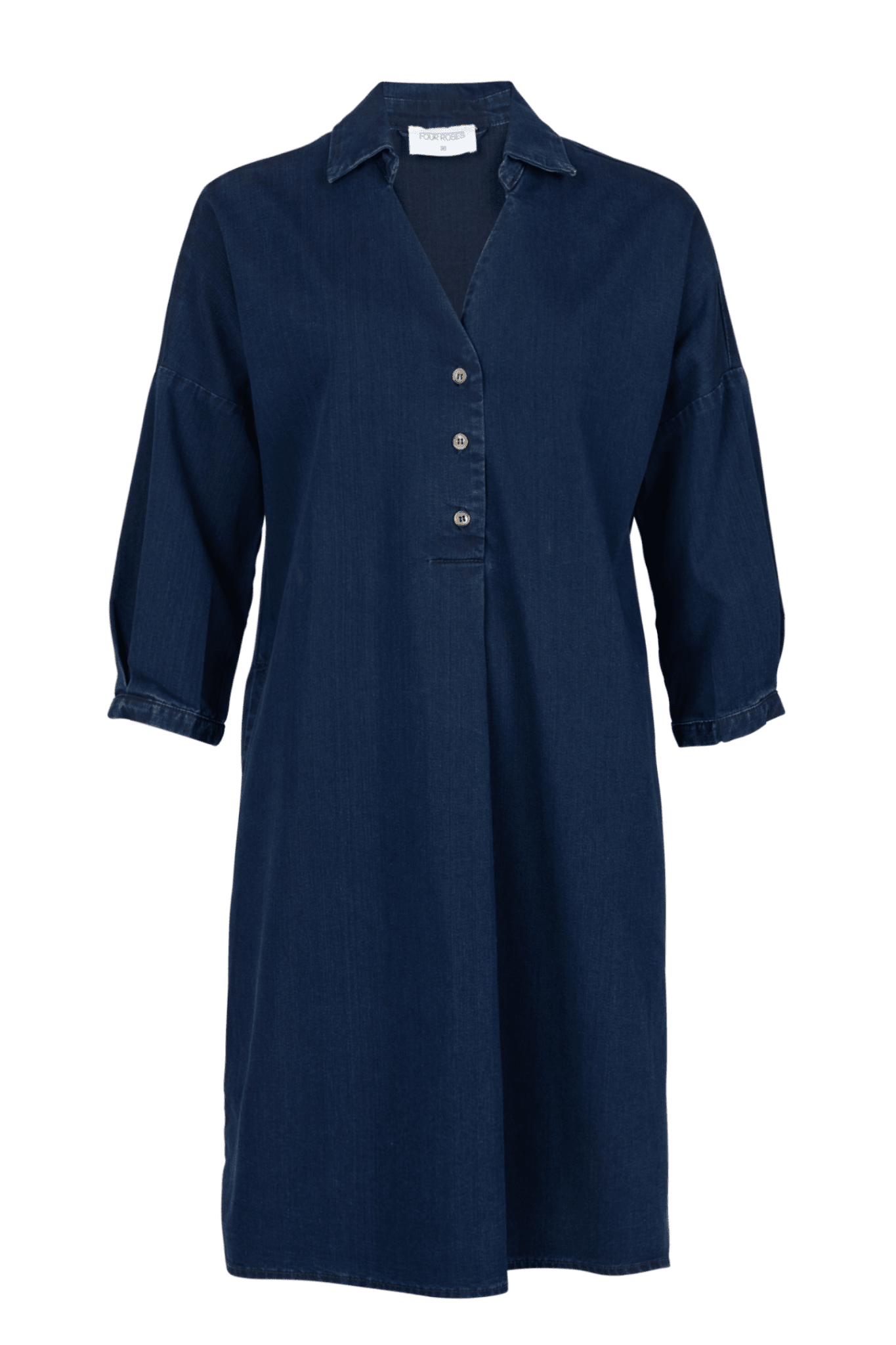 JURK IN BLAUWE DENIM (9150) - Four Roses