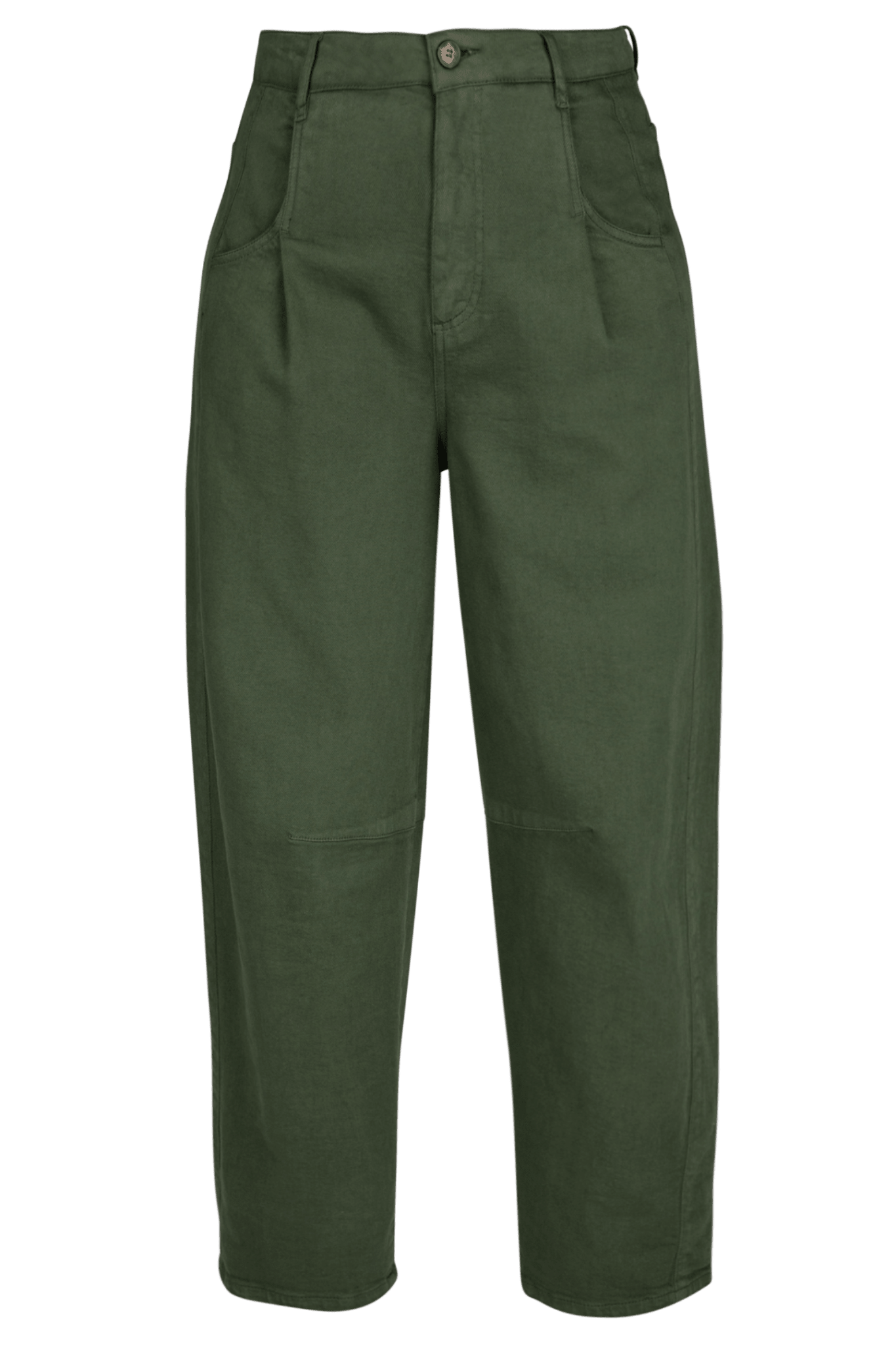 KATOENEN BROEK MET BARRELFIT (9510) - Four Roses