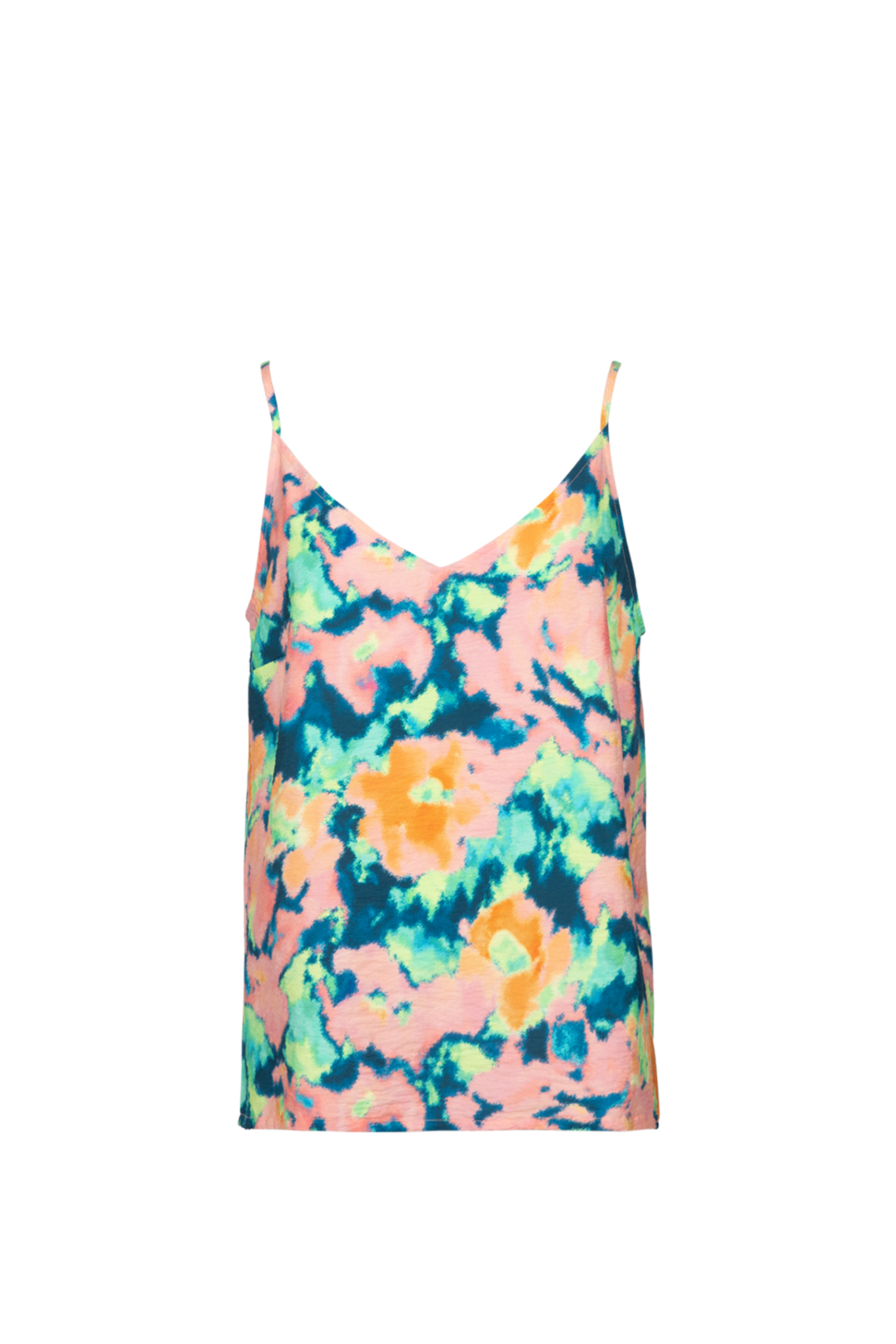 COLORFUL TOP WITH V-NECK (9115) - Four Roses