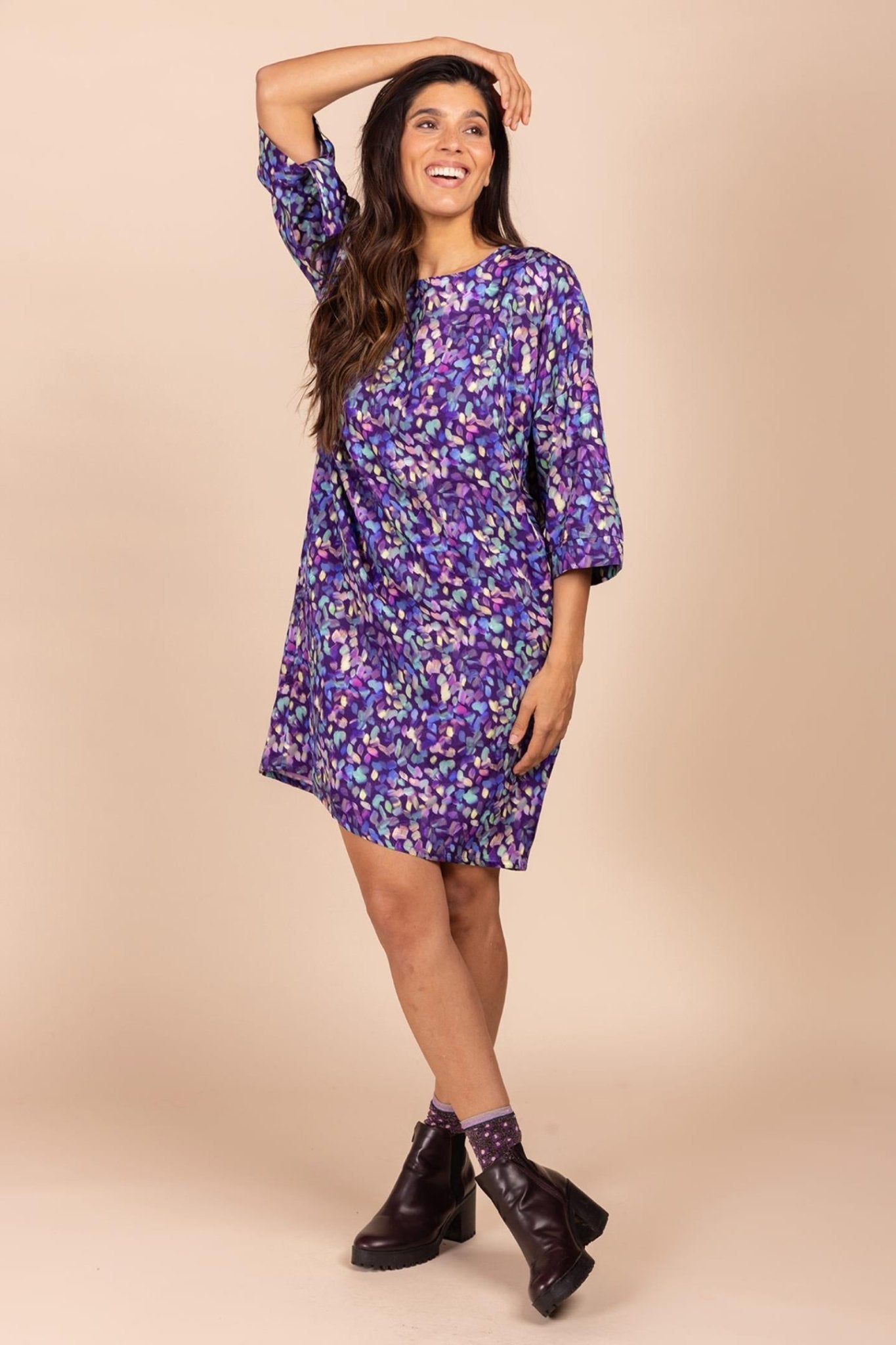 KORTE JURK MULTICOLOUR (8575) - Four Roses